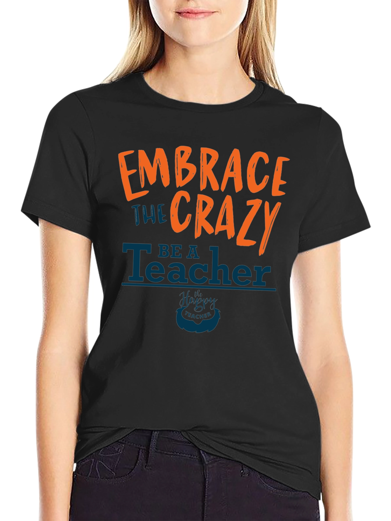 Embrace the Crazy Teacher Graphic Tee