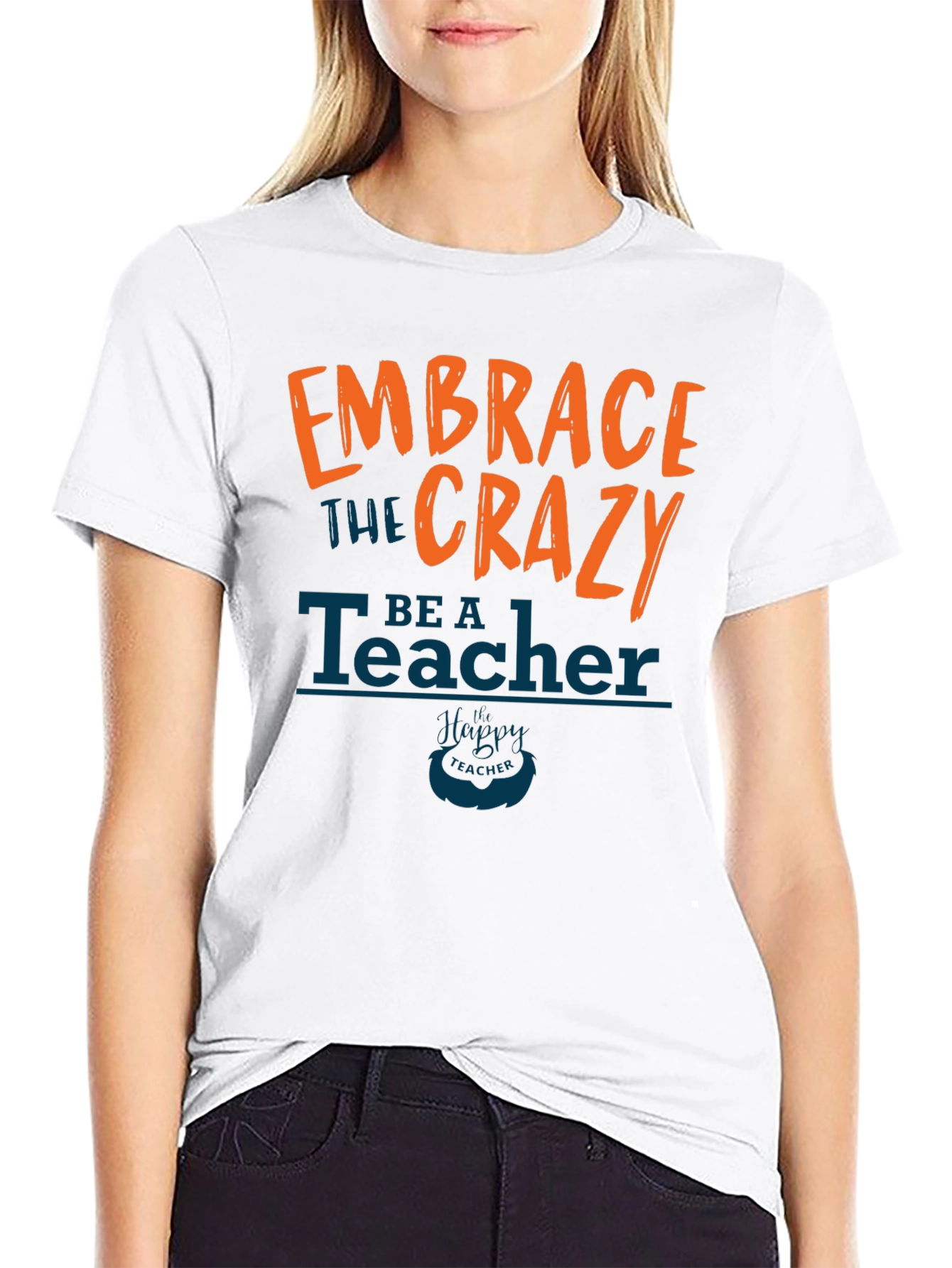 Embrace the Crazy Teacher Graphic Tee