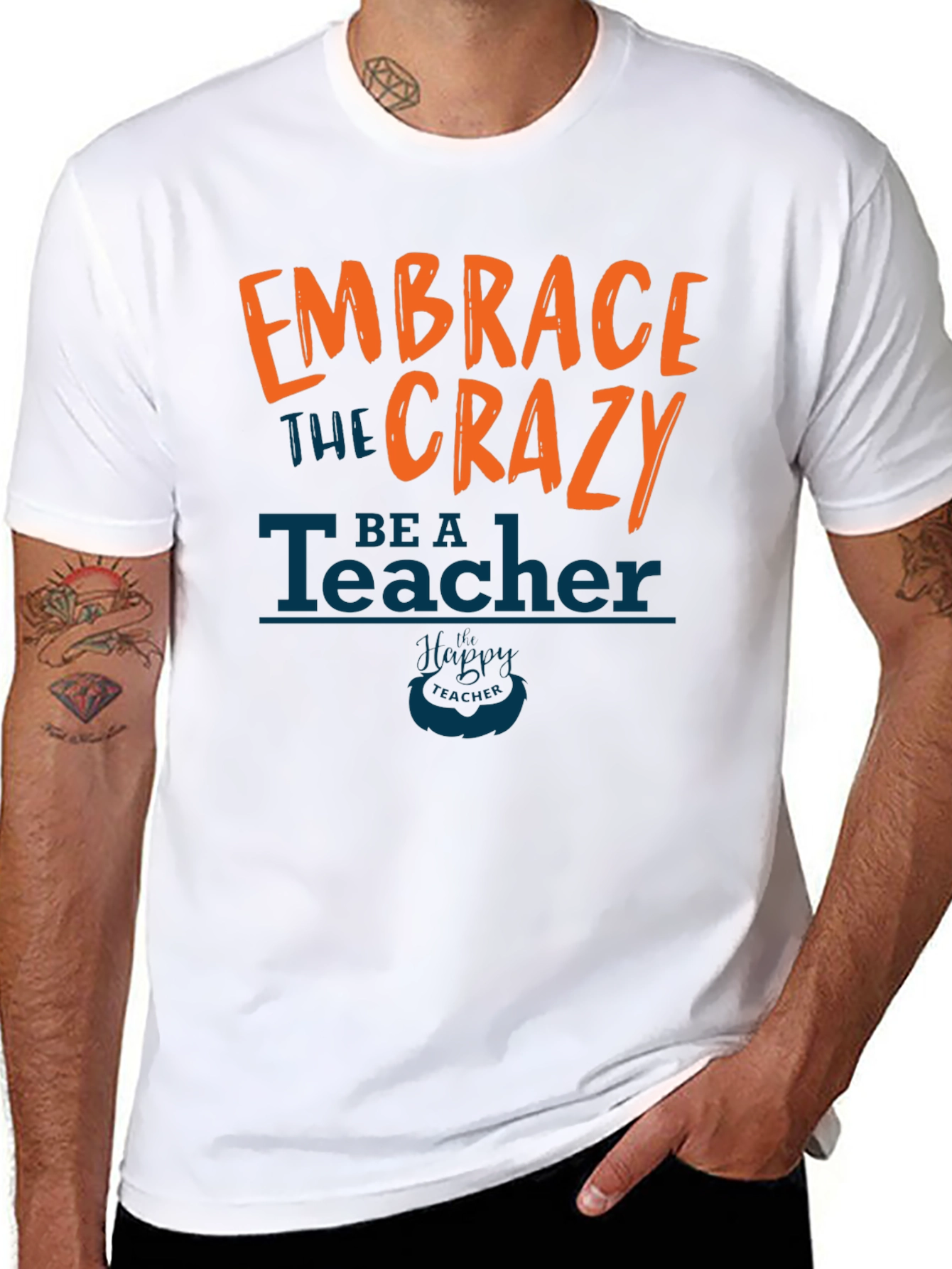 Embrace the Crazy Teacher Graphic Tee
