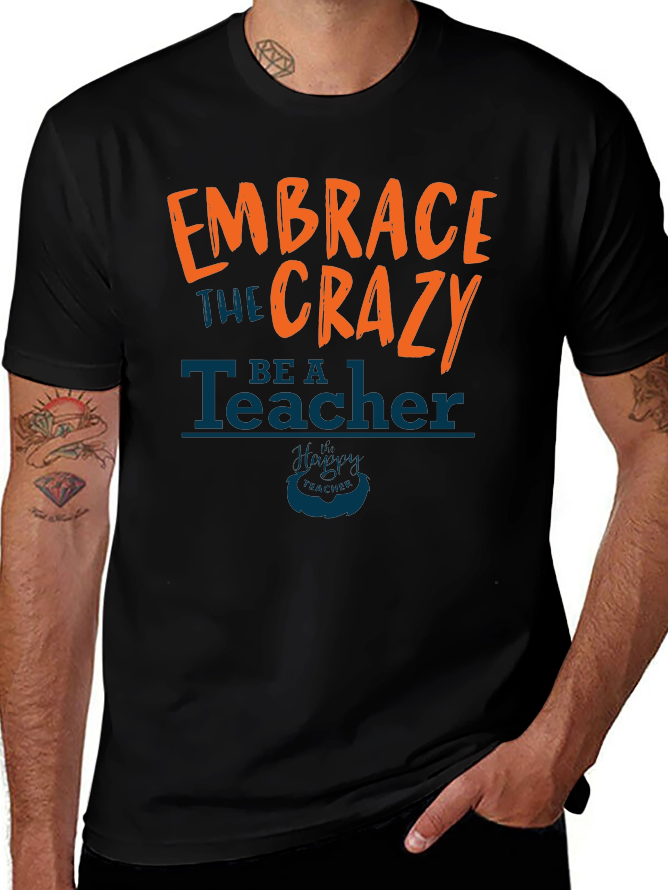 Embrace the Crazy Teacher Graphic Tee