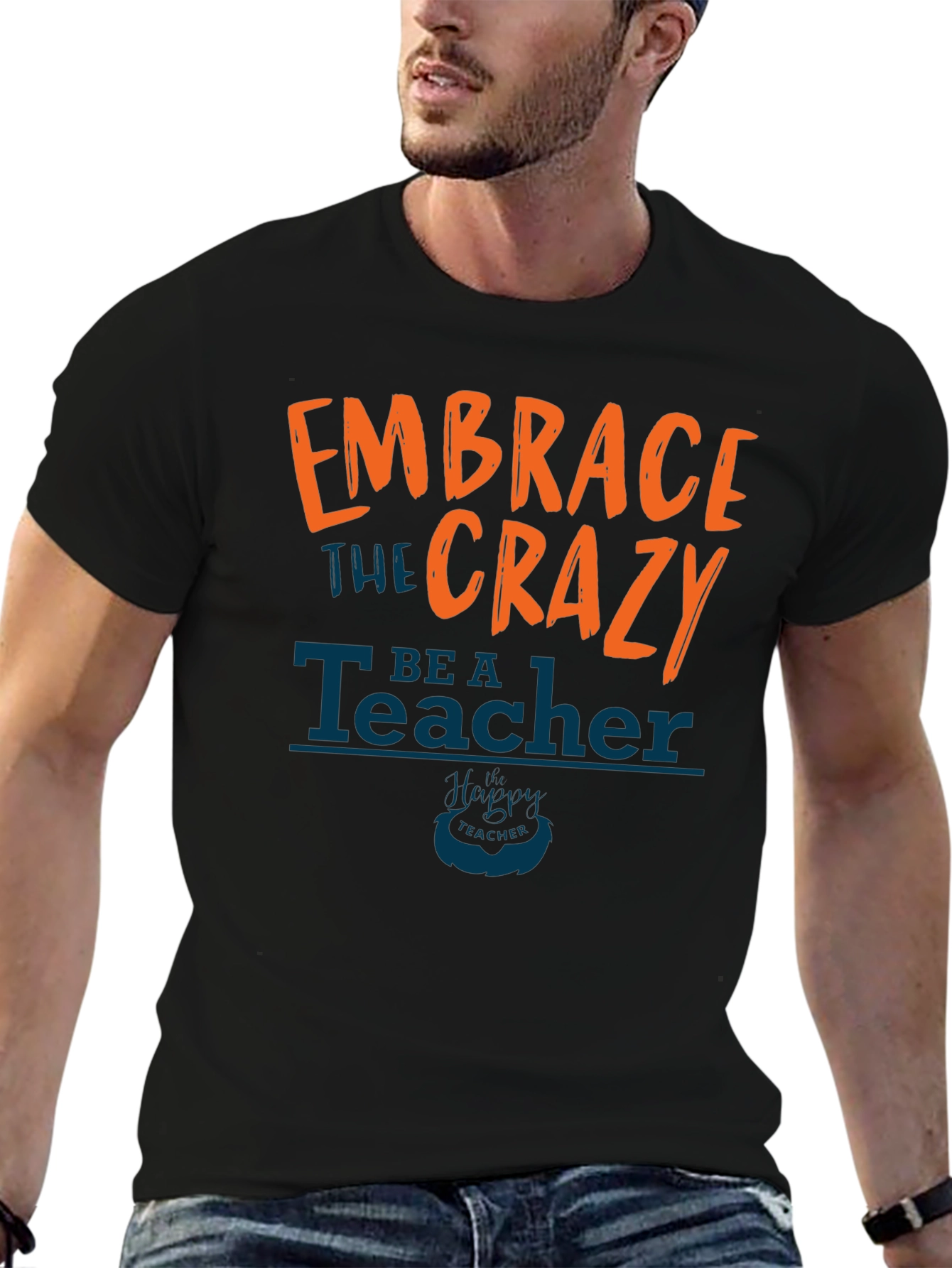 Embrace the Crazy Teacher Graphic Tee