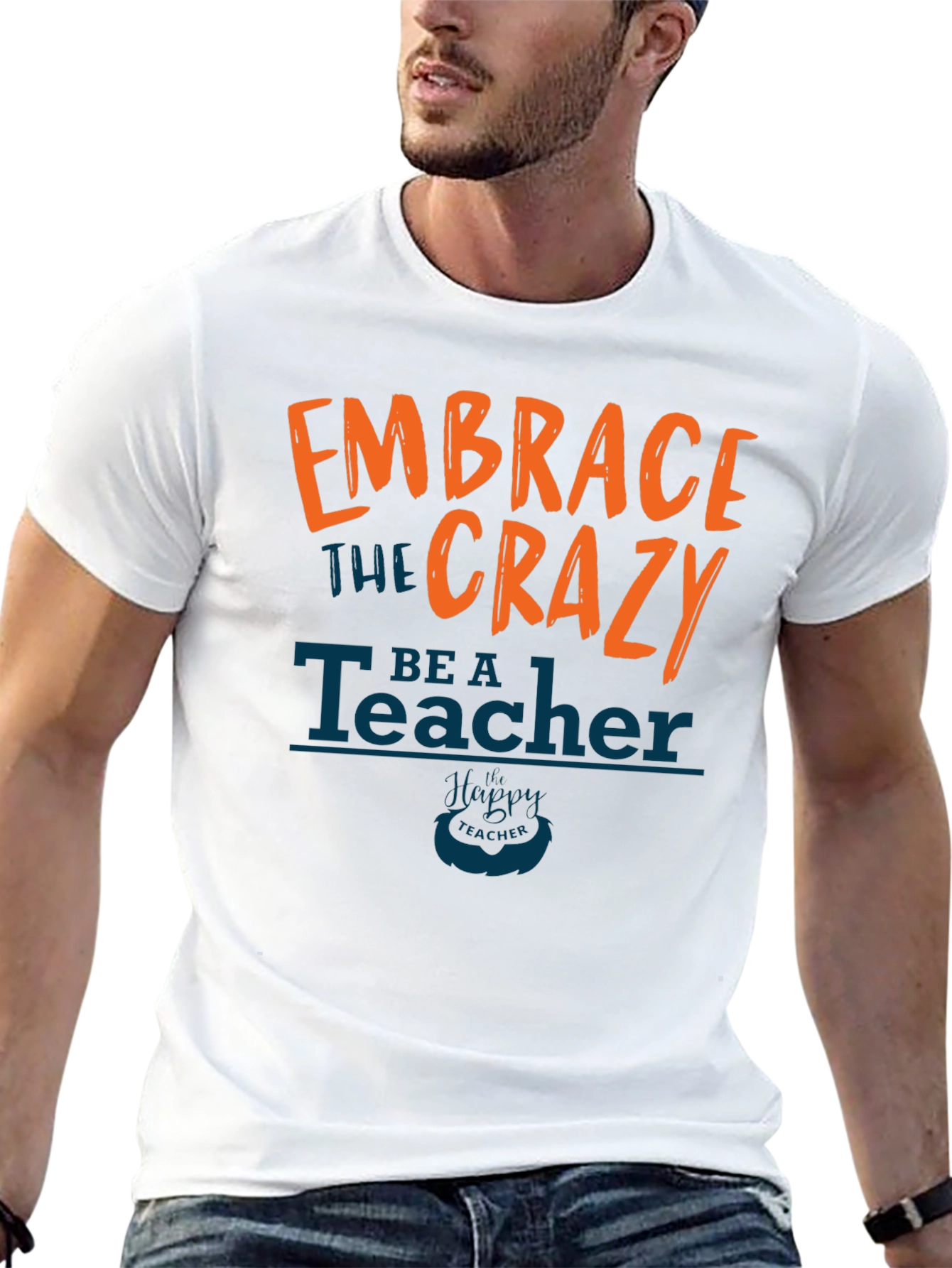 Embrace the Crazy Teacher Graphic Tee