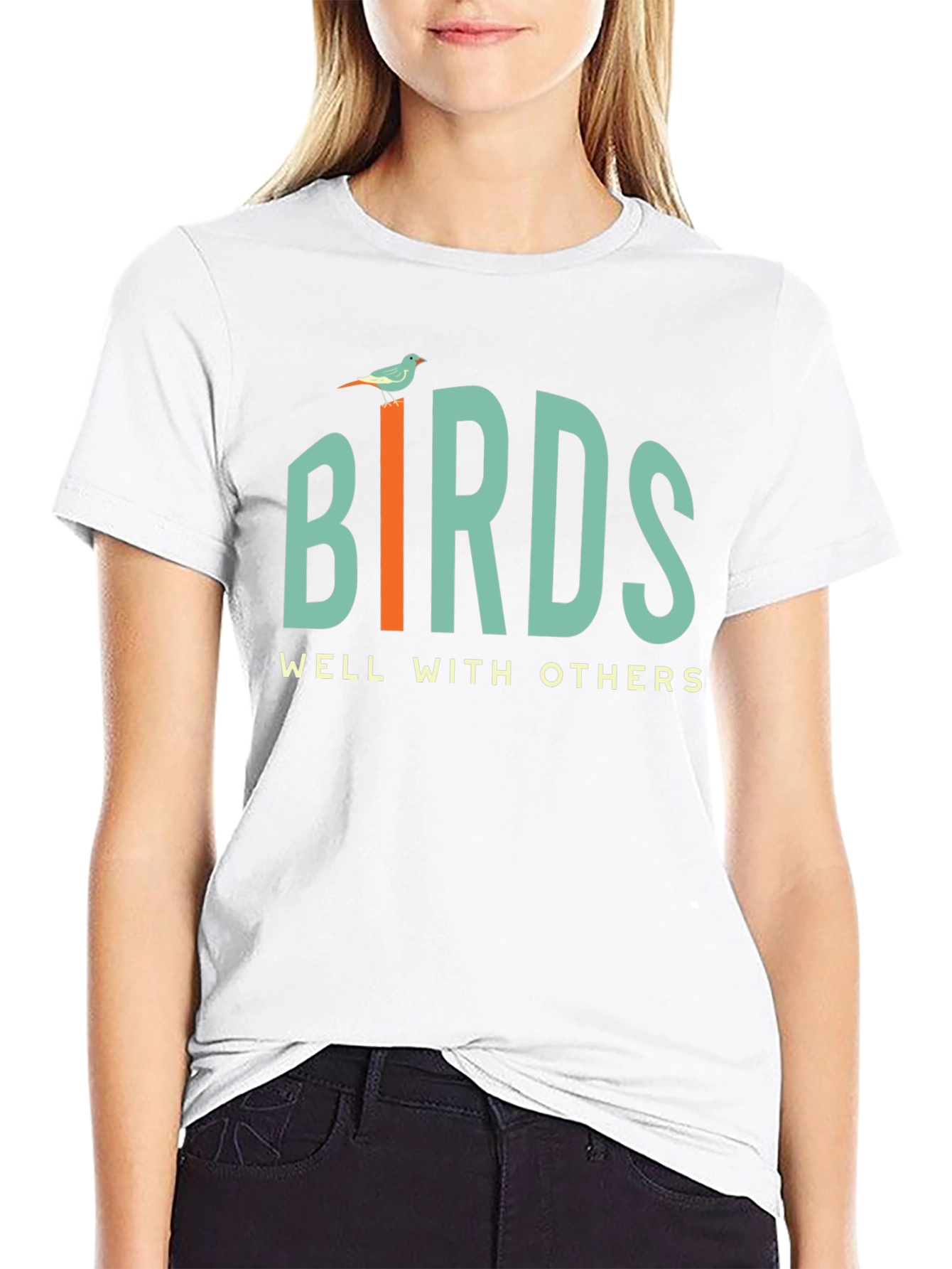 Birds Well With Others Graphic Tee - Unisex