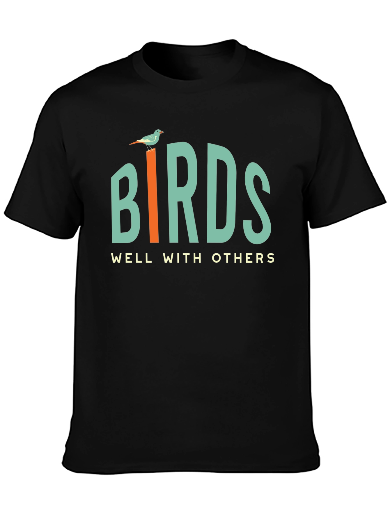 Birds Well With Others Graphic Tee - Unisex