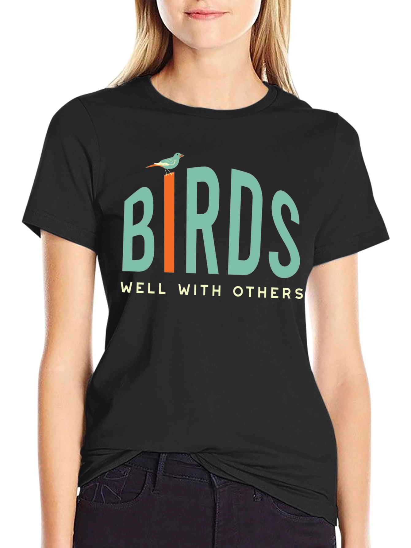 Birds Well With Others Graphic Tee - Unisex