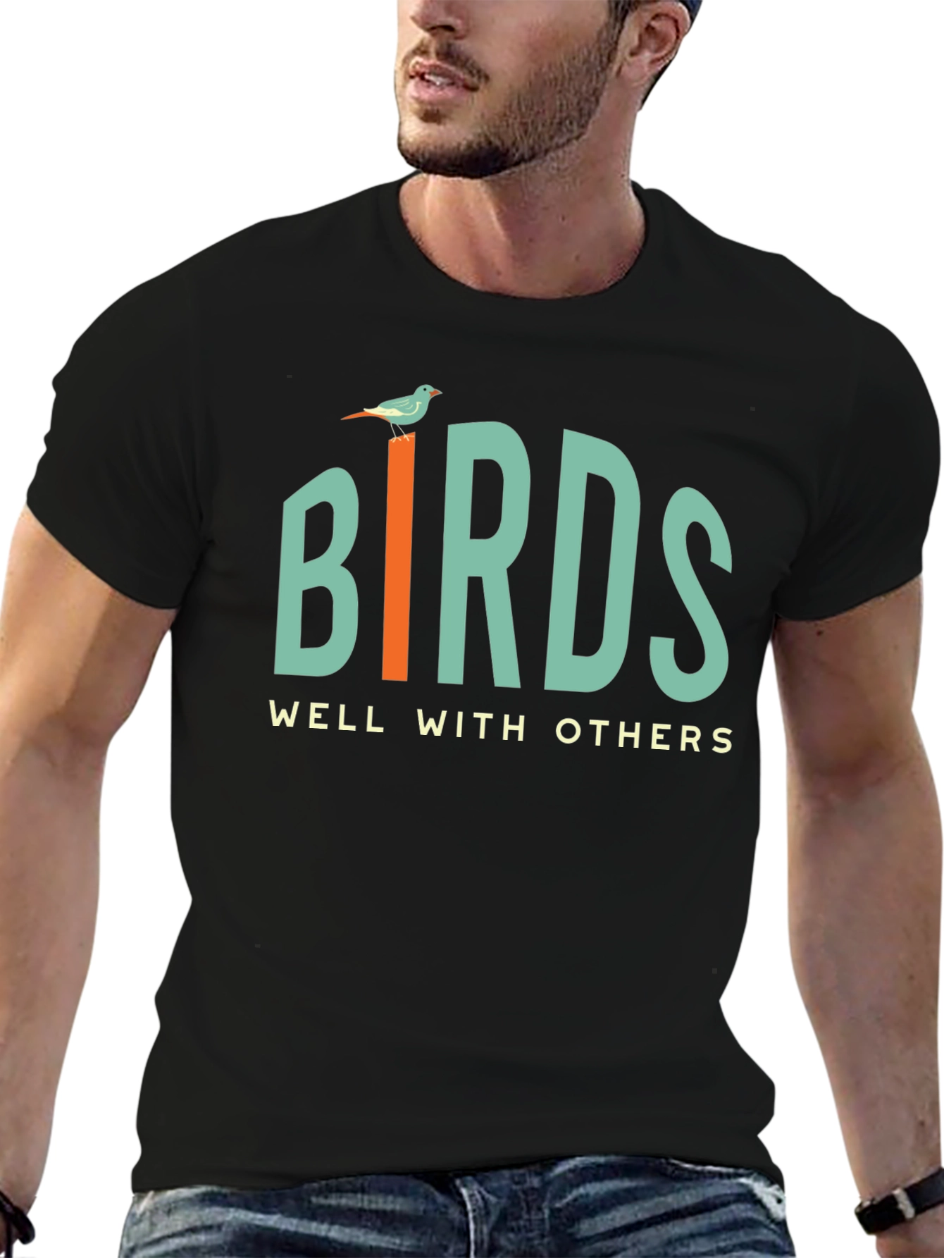 Birds Well With Others Graphic Tee - Unisex