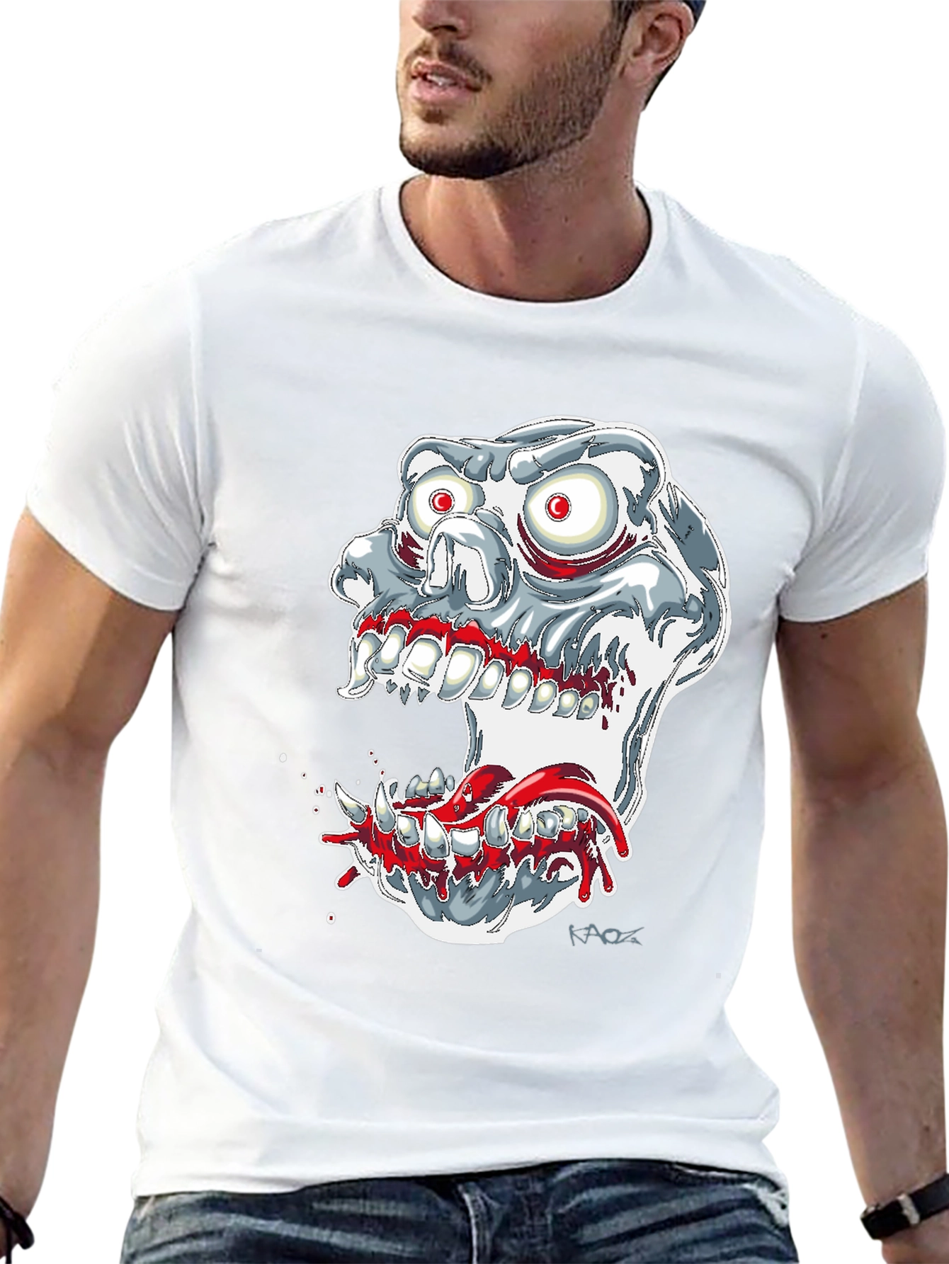 Monster Graphic Print Tee