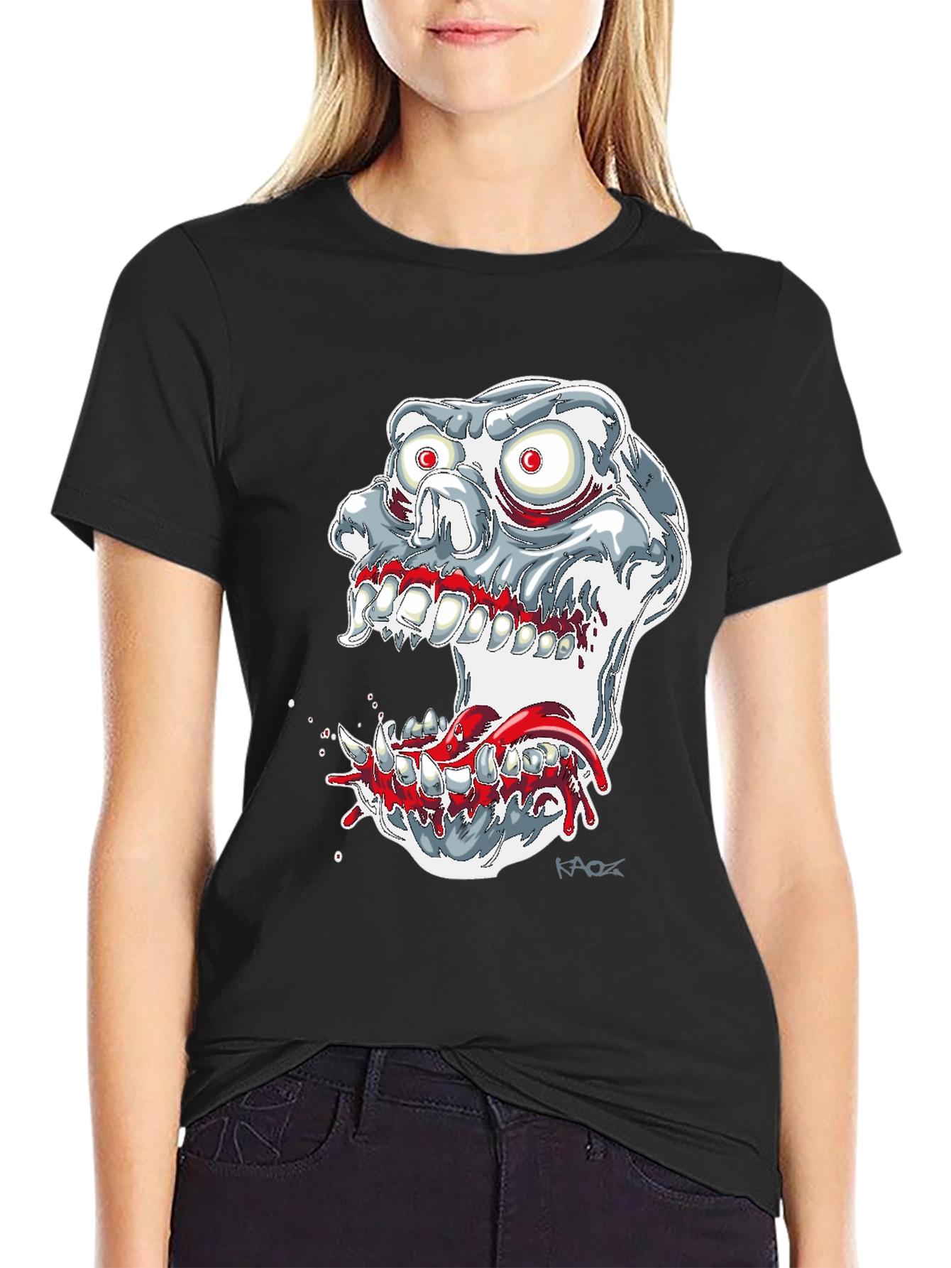 Monster Graphic Print Tee