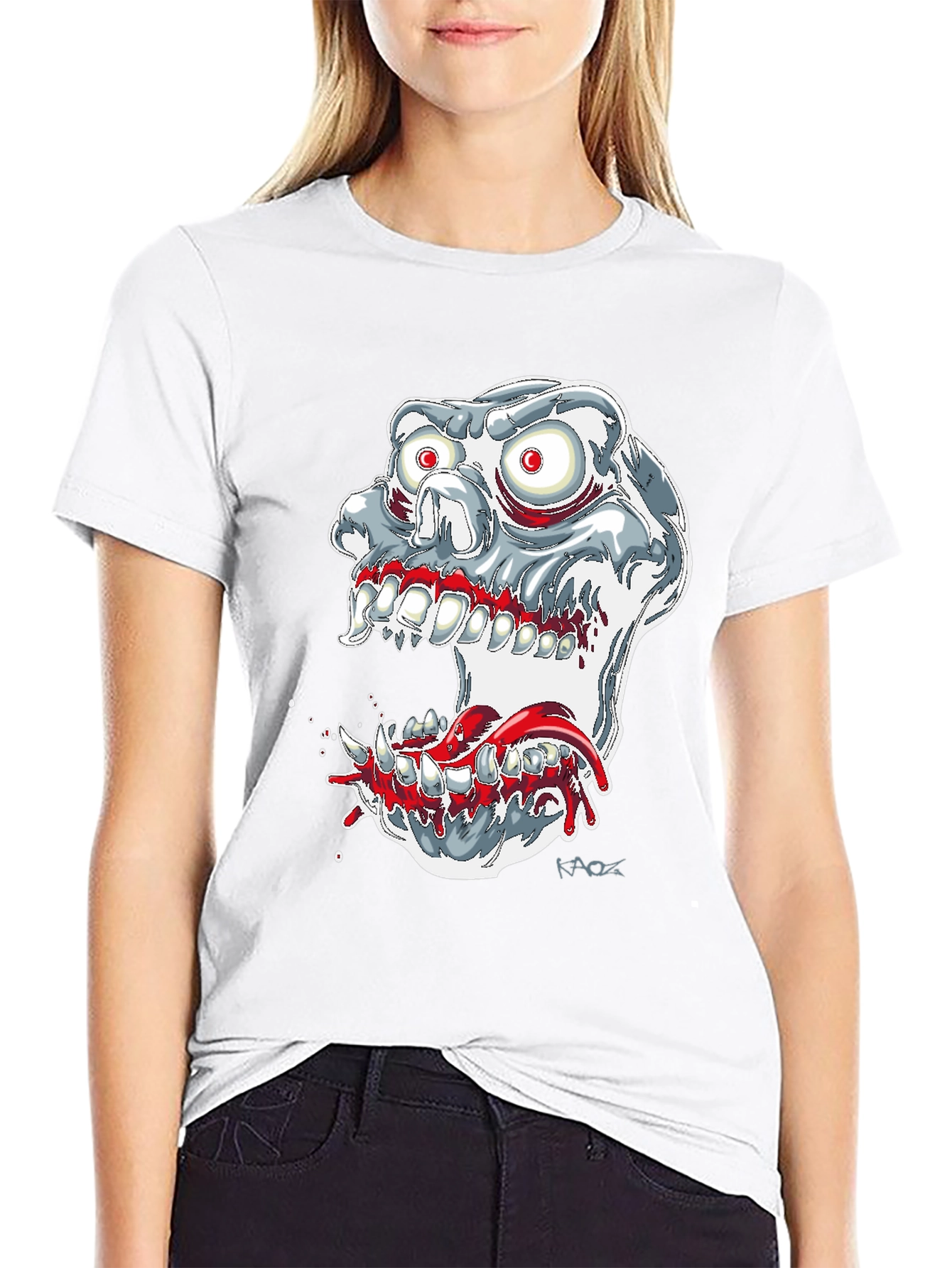 Monster Graphic Print Tee