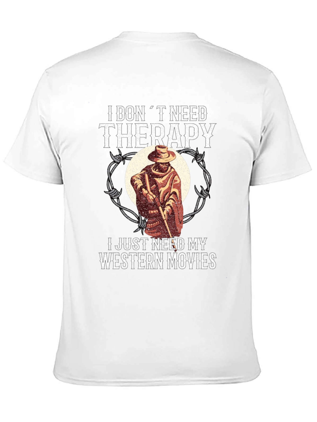 Western Movies Therapy Graphic T-Shirt