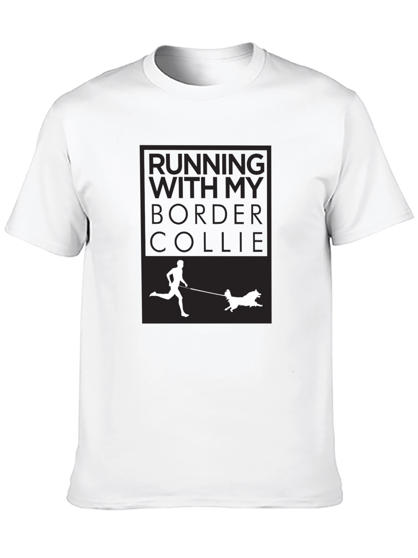 Running with My Border Collie Tee