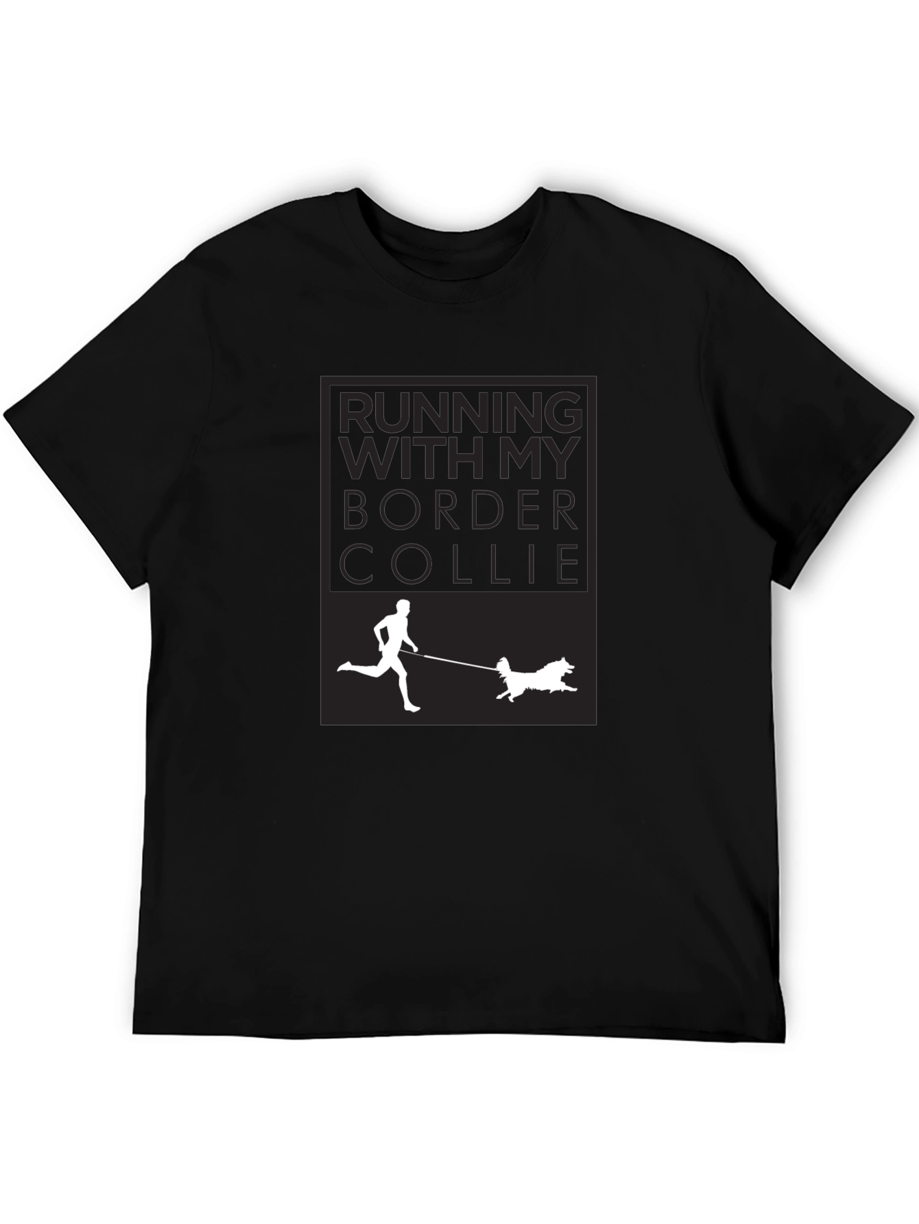 Running with My Border Collie Tee