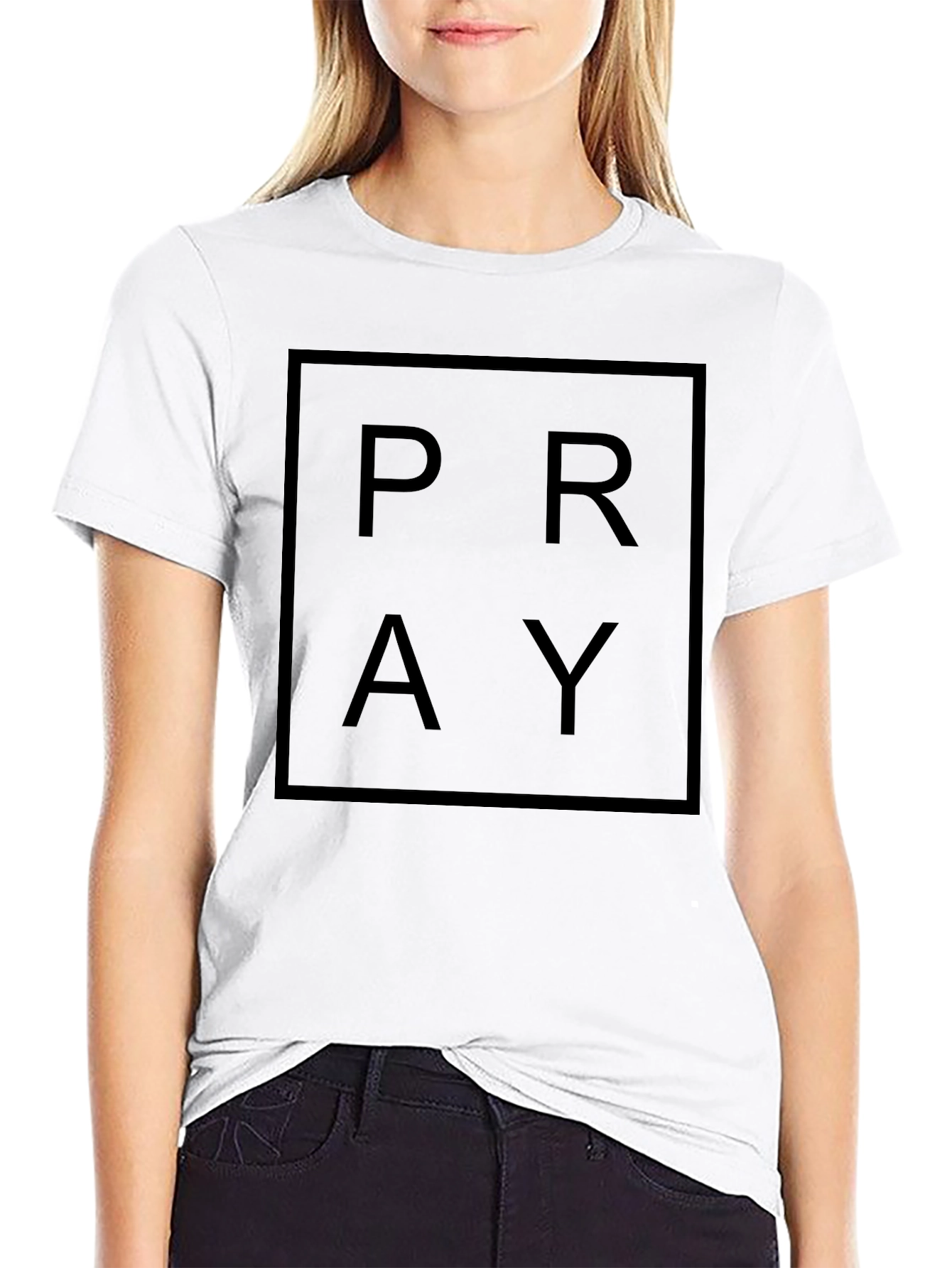 Pray Graphic T-Shirt - Soft Cotton Blend