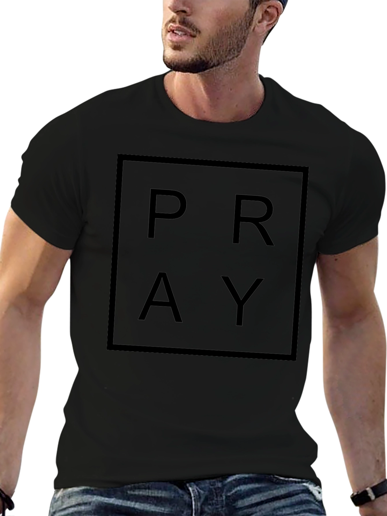 Pray Graphic T-Shirt - Soft Cotton Blend