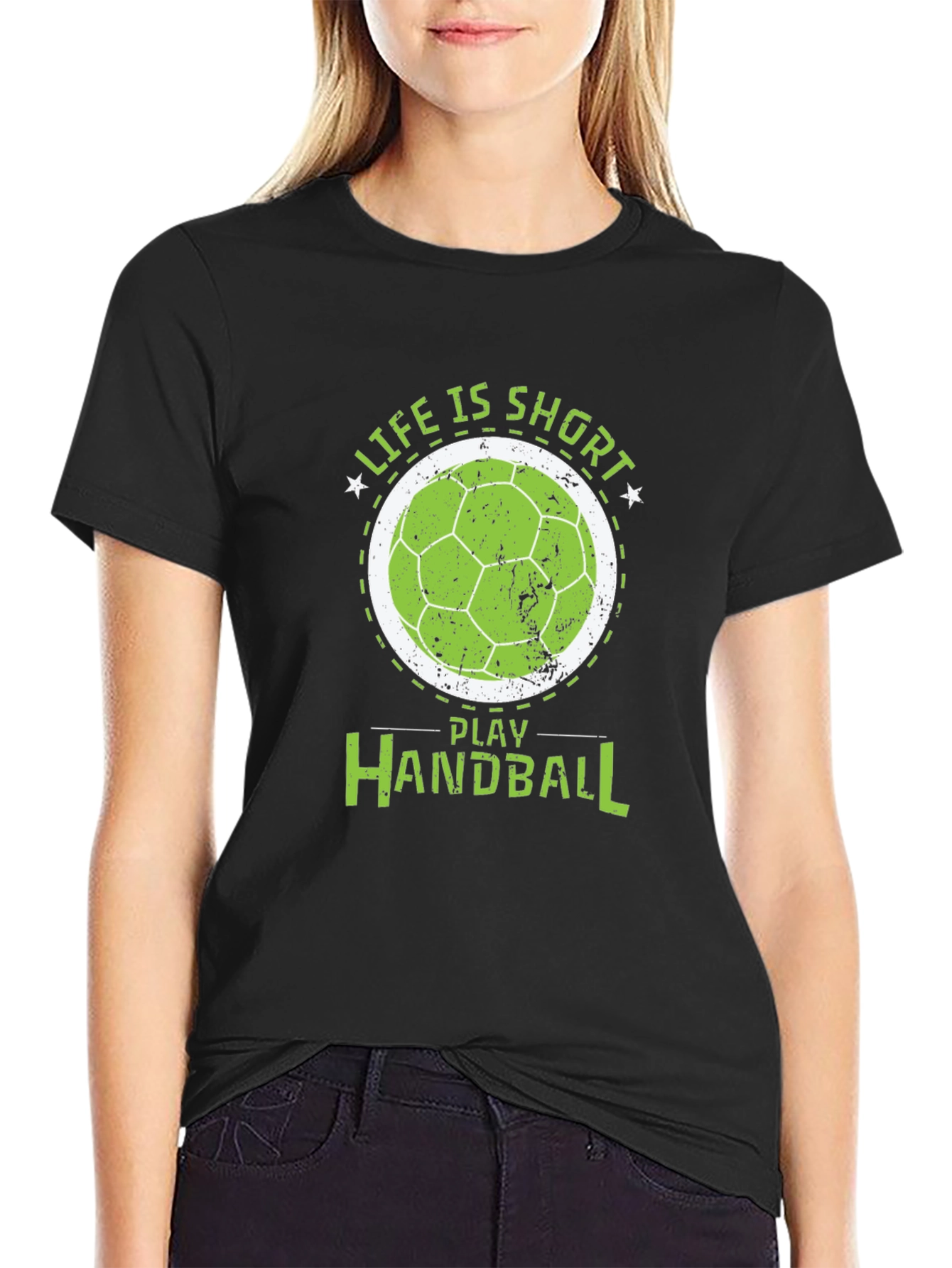 Life is Short Play Handball T-Shirt