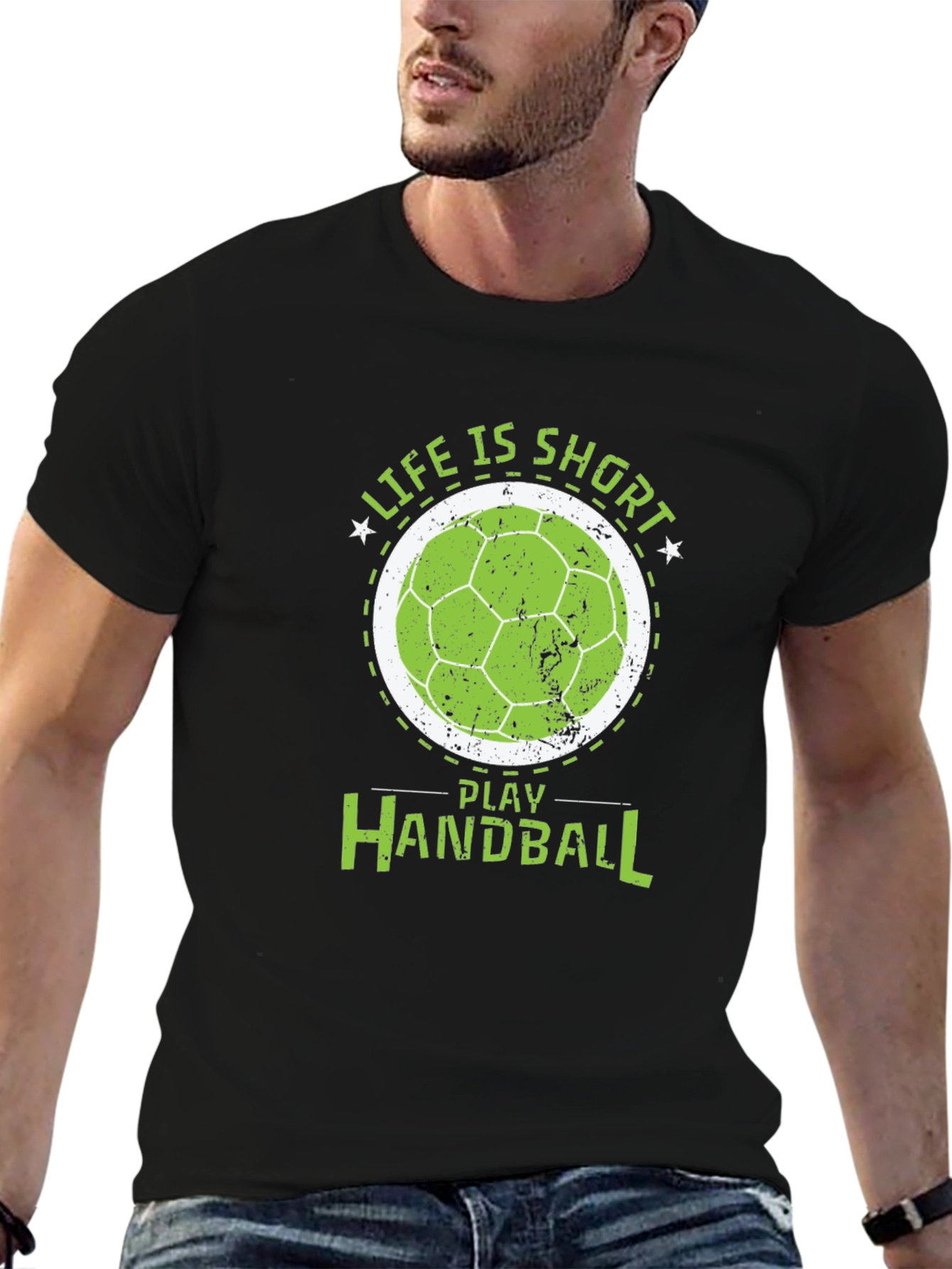 Life is Short Play Handball T-Shirt