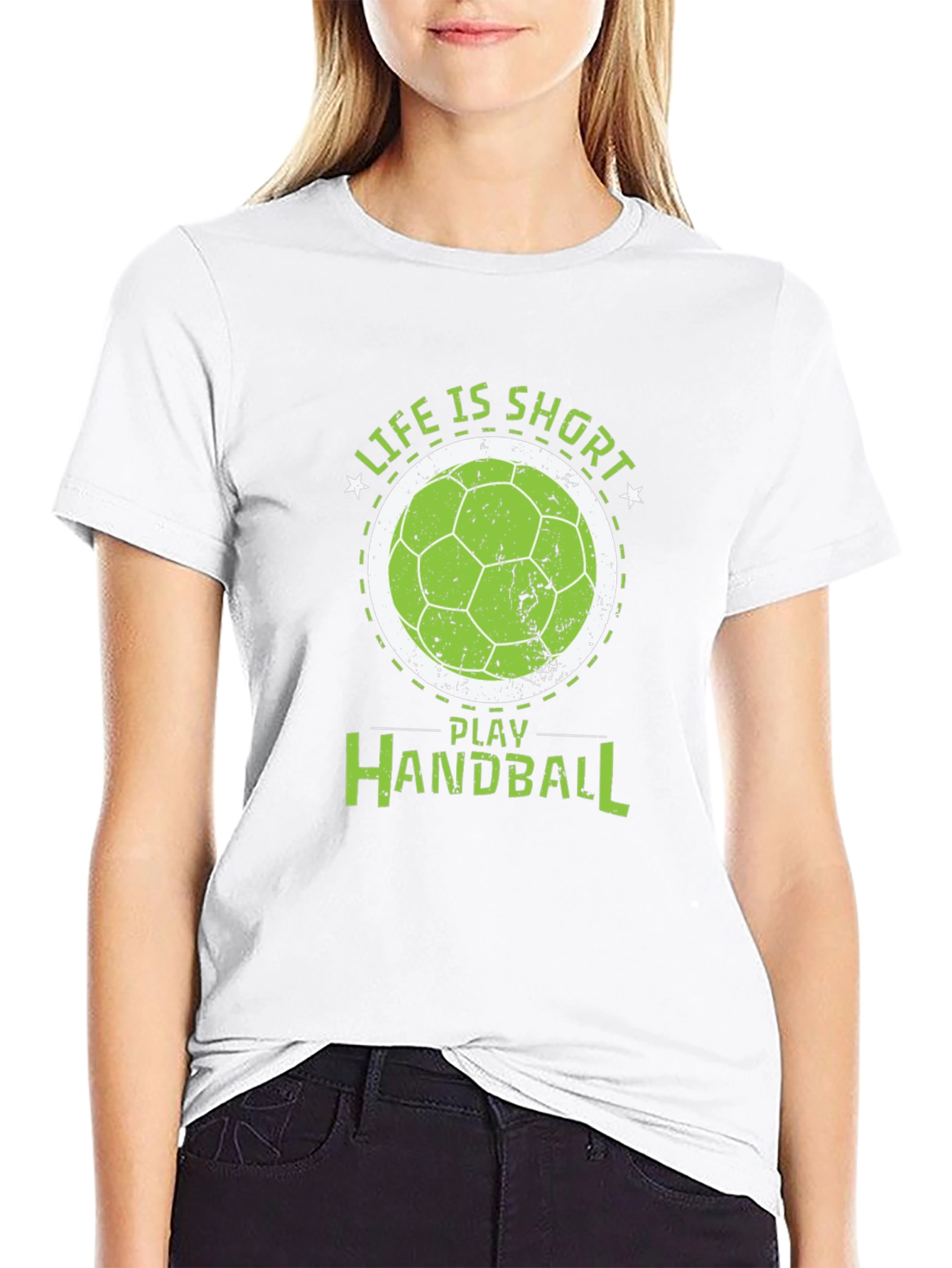 Life is Short Play Handball T-Shirt