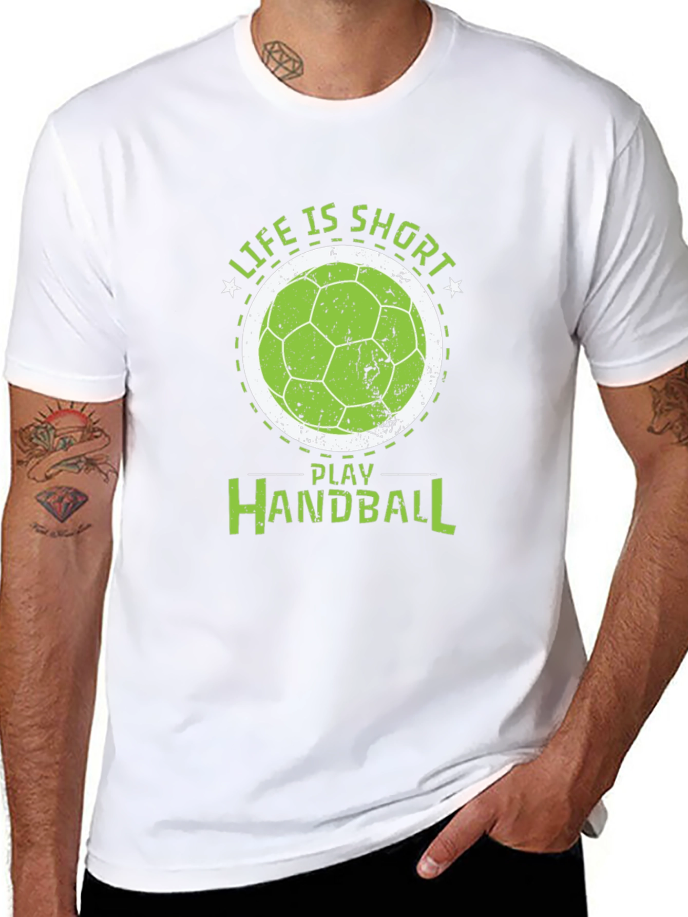 Life is Short Play Handball T-Shirt