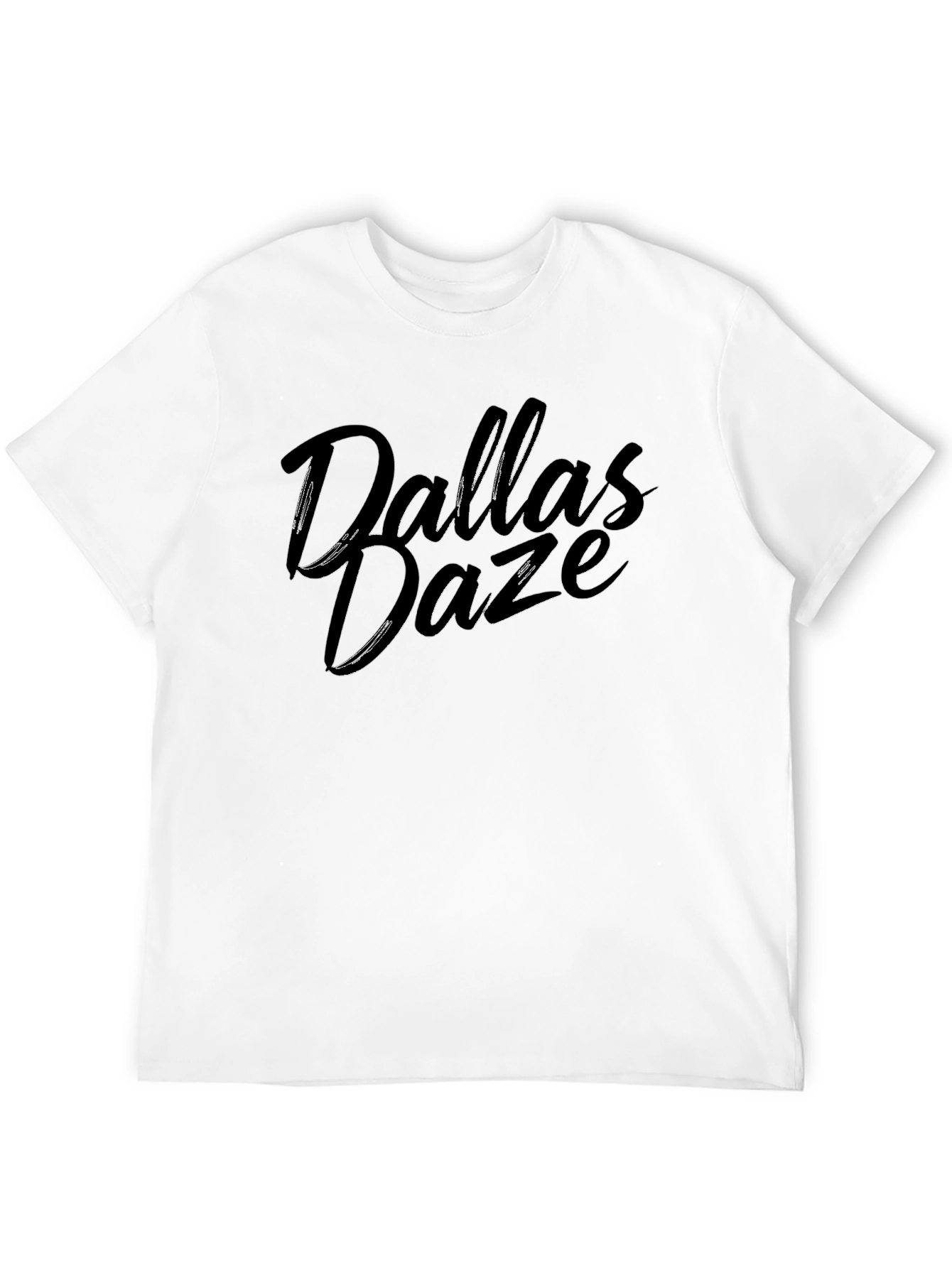Dallas Daze Black Graphic Tee - Casual Style