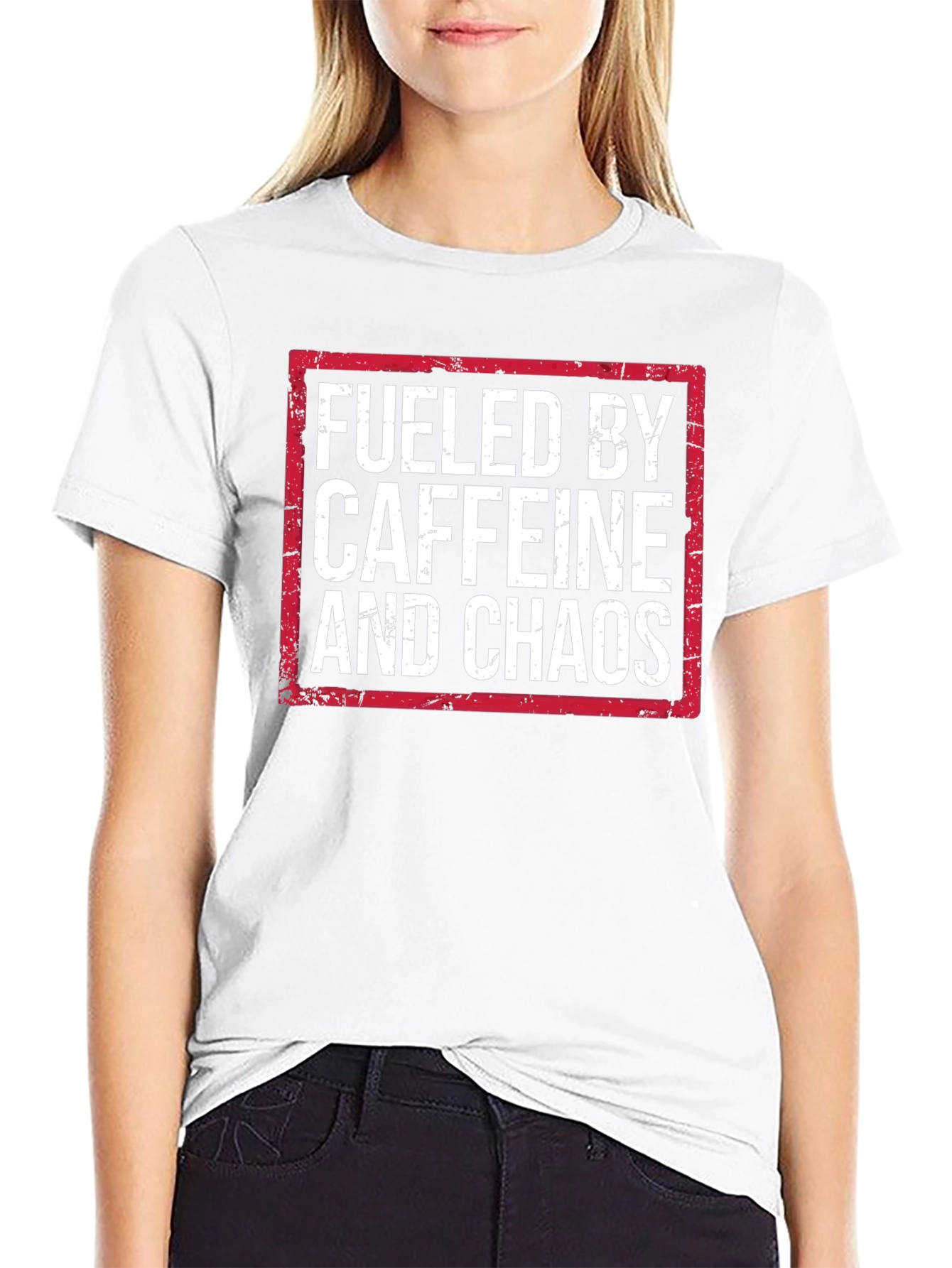 Fueled by Caffeine and Chaos Graphic Tee