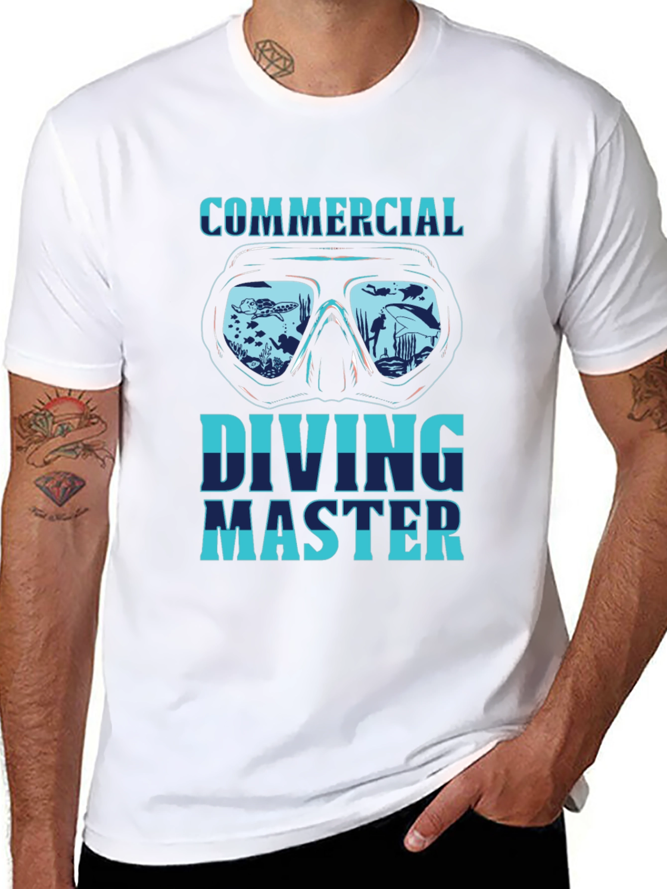Commercial Diving Master T-Shirt - Scuba Dive