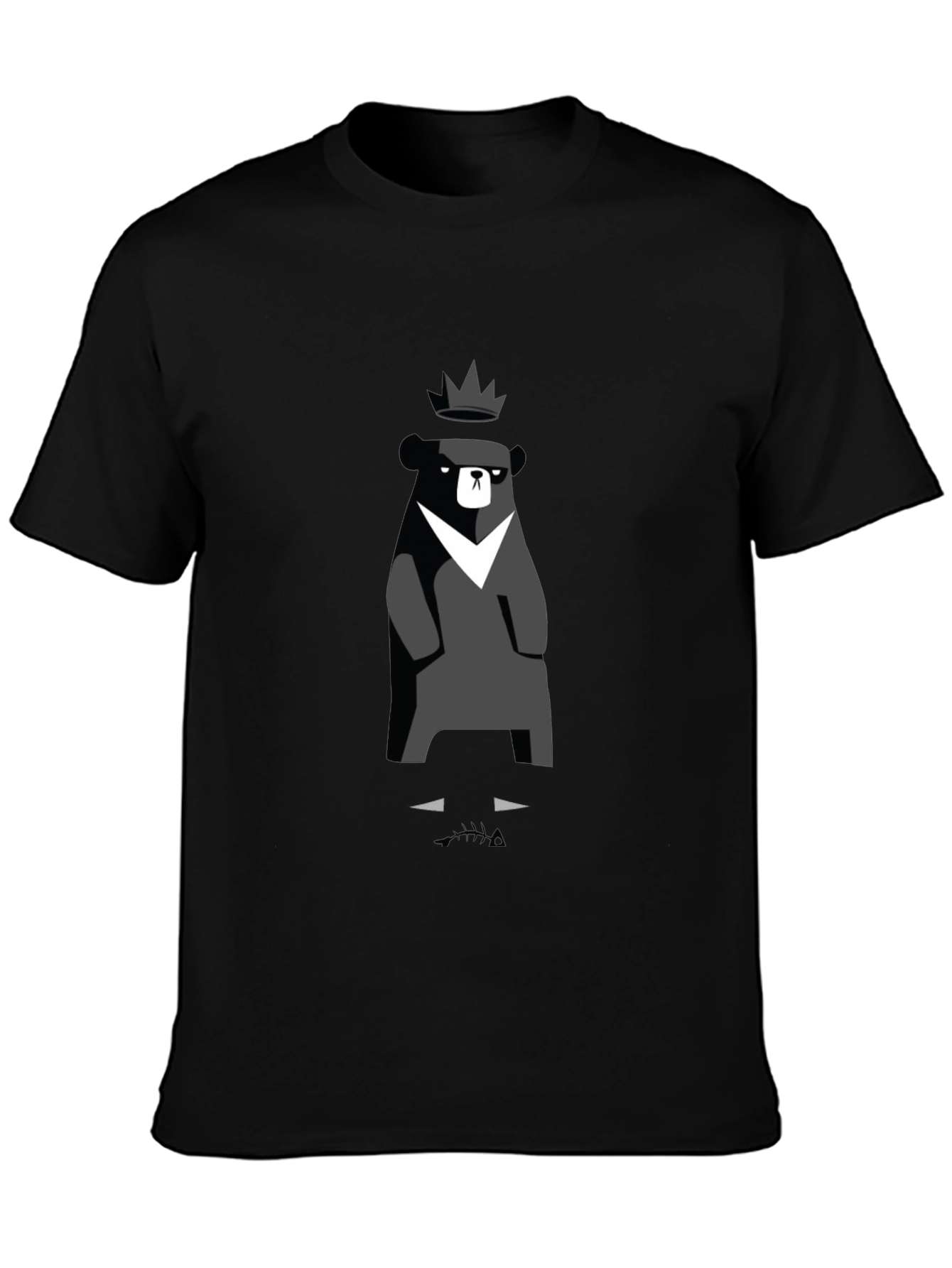 King Bear Graphic Tee - Modern Style