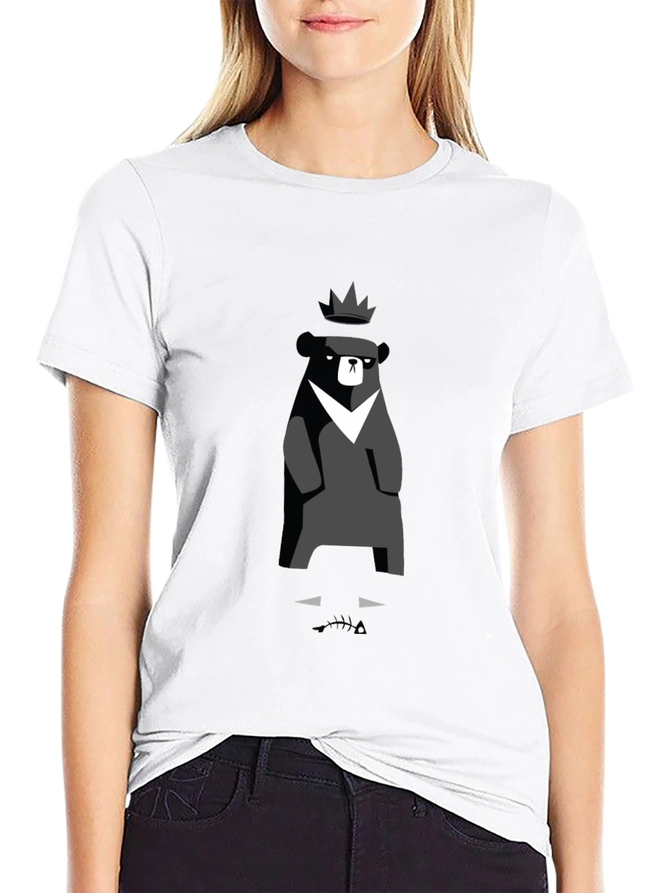 King Bear Graphic Tee - Modern Style