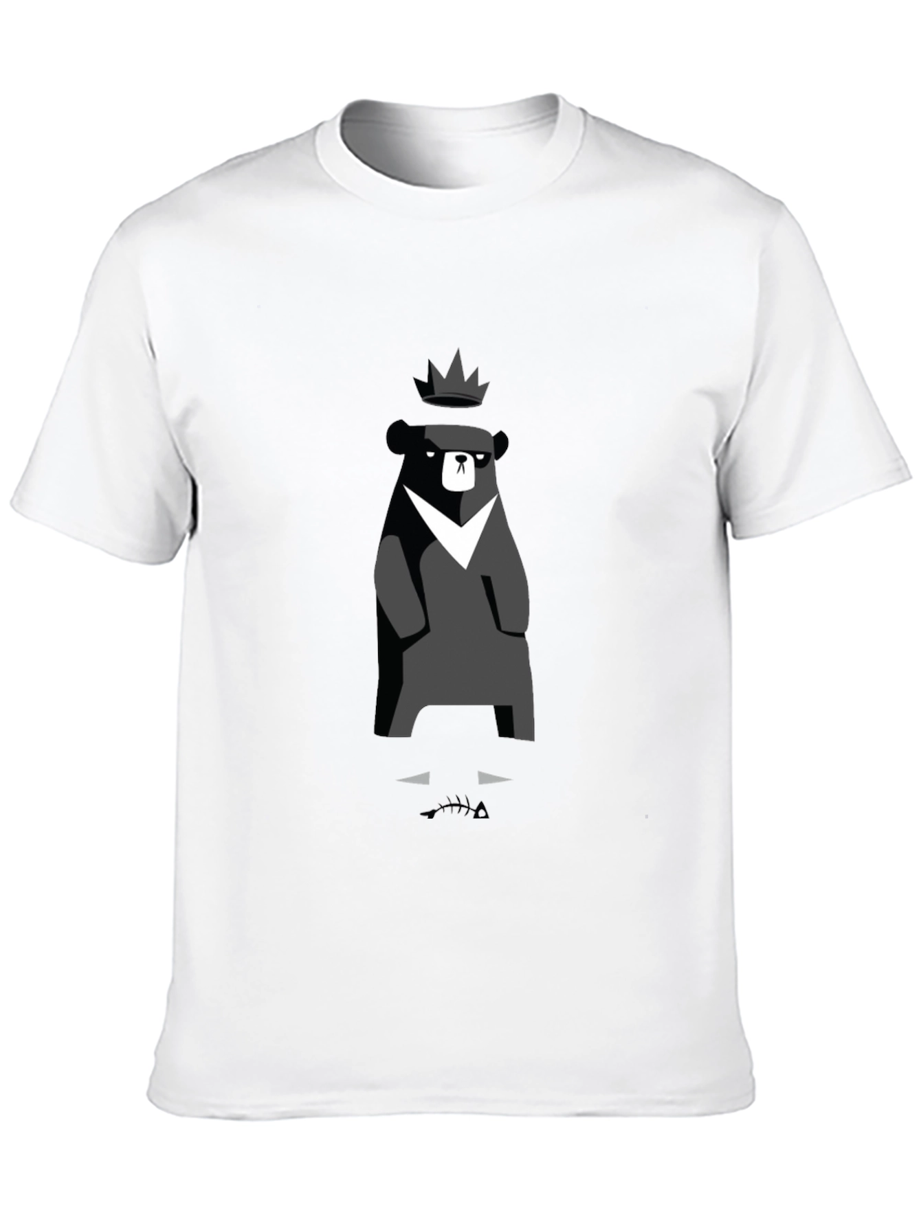 King Bear Graphic Tee - Modern Style
