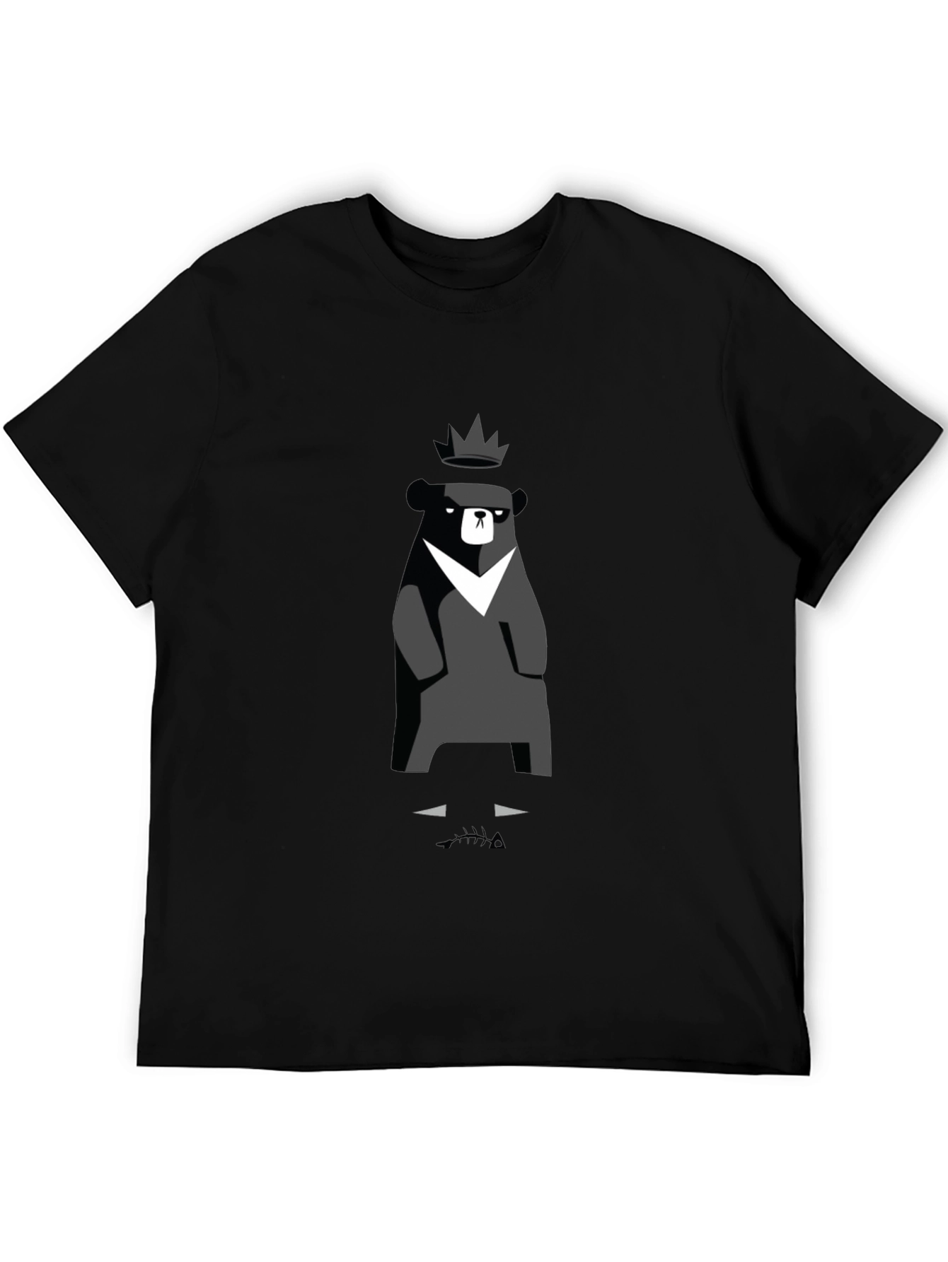 King Bear Graphic Tee - Modern Style