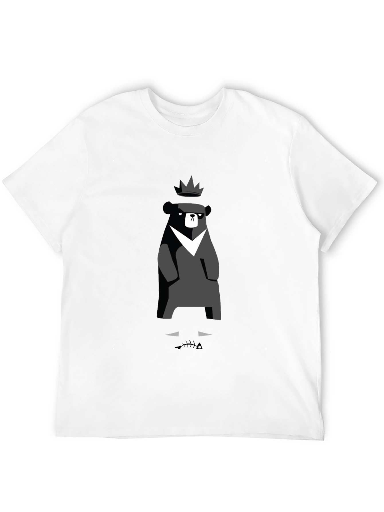 King Bear Graphic Tee - Modern Style