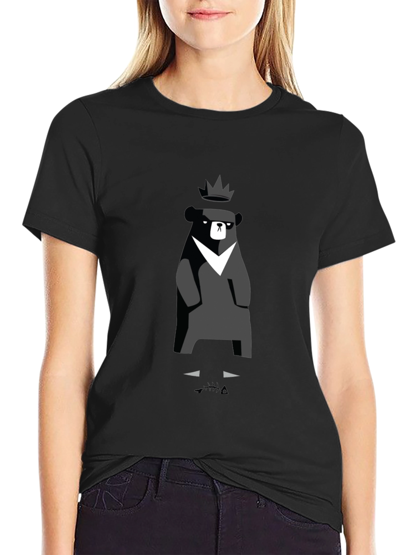 King Bear Graphic Tee - Modern Style