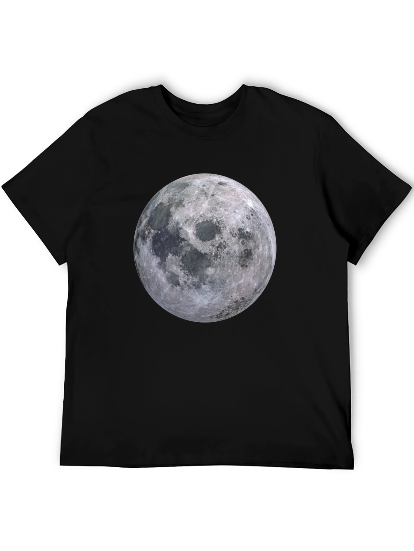 Lunar Graphic T-Shirt - Black Cotton Blend