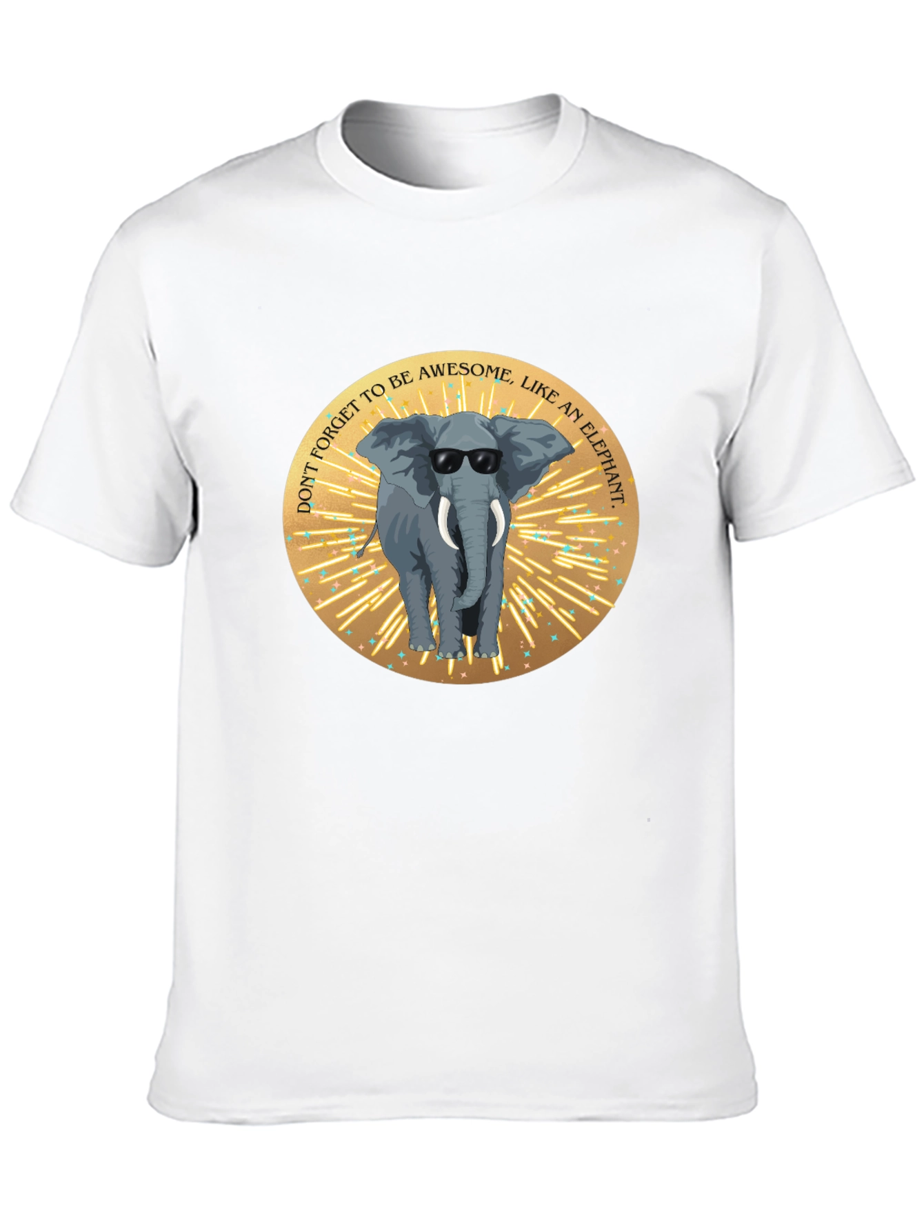Awesome Elephant Graphic Tee
