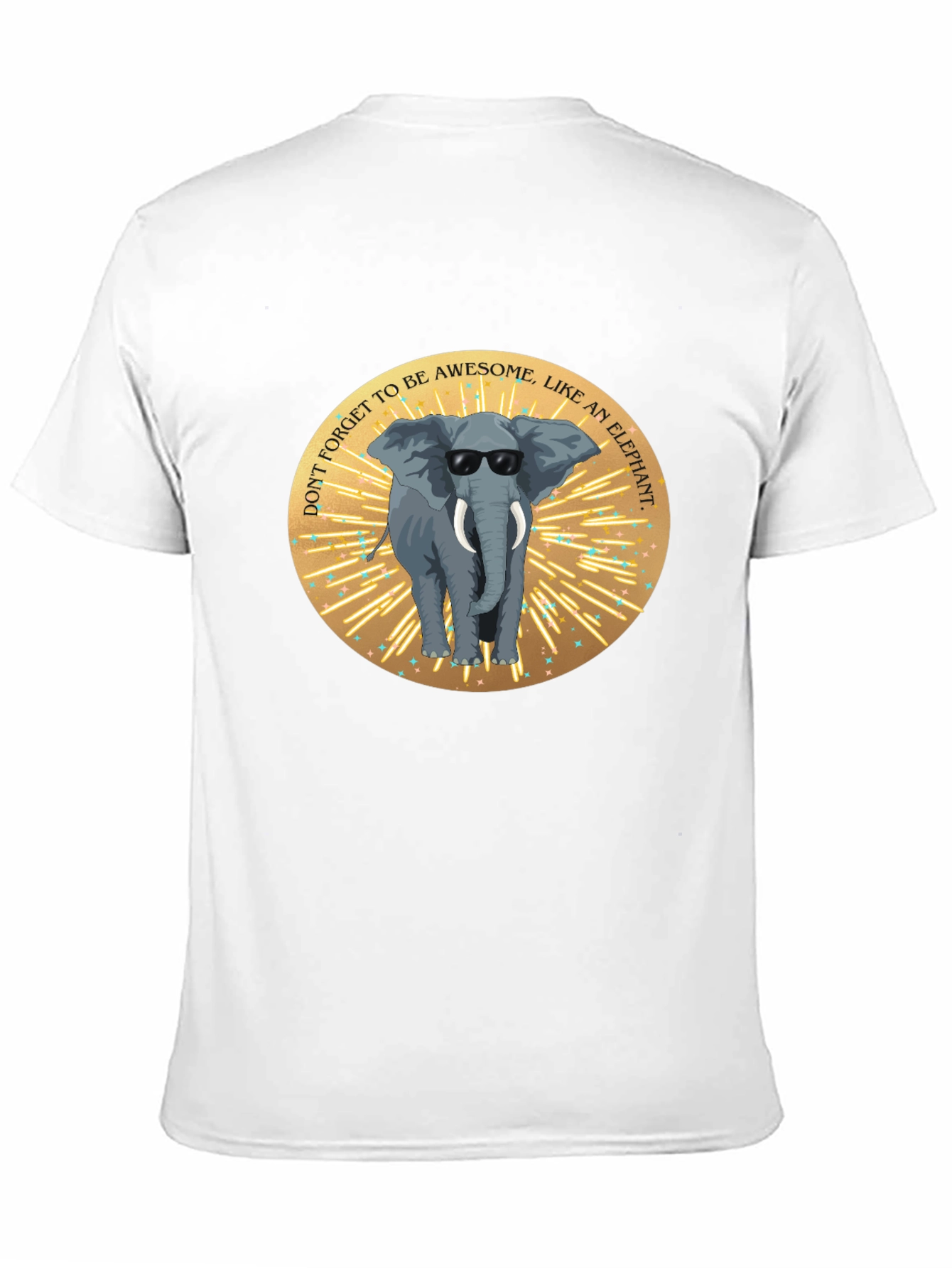 Awesome Elephant Graphic Tee