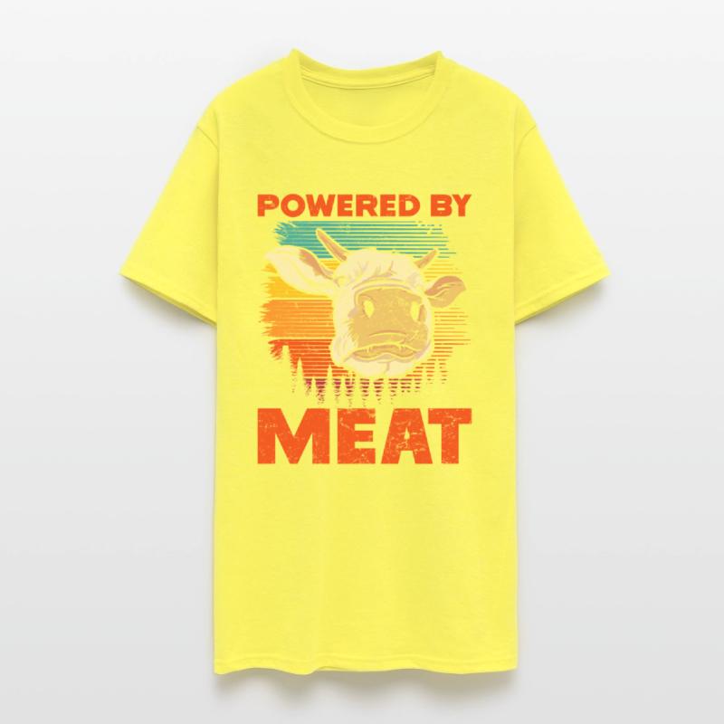 Meat Eaters POWERED BY MEAT Meat Lover Funny