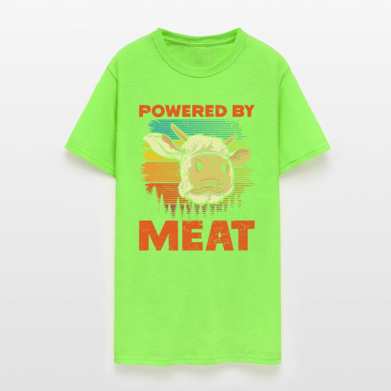 Meat Eaters POWERED BY MEAT Meat Lover Funny
