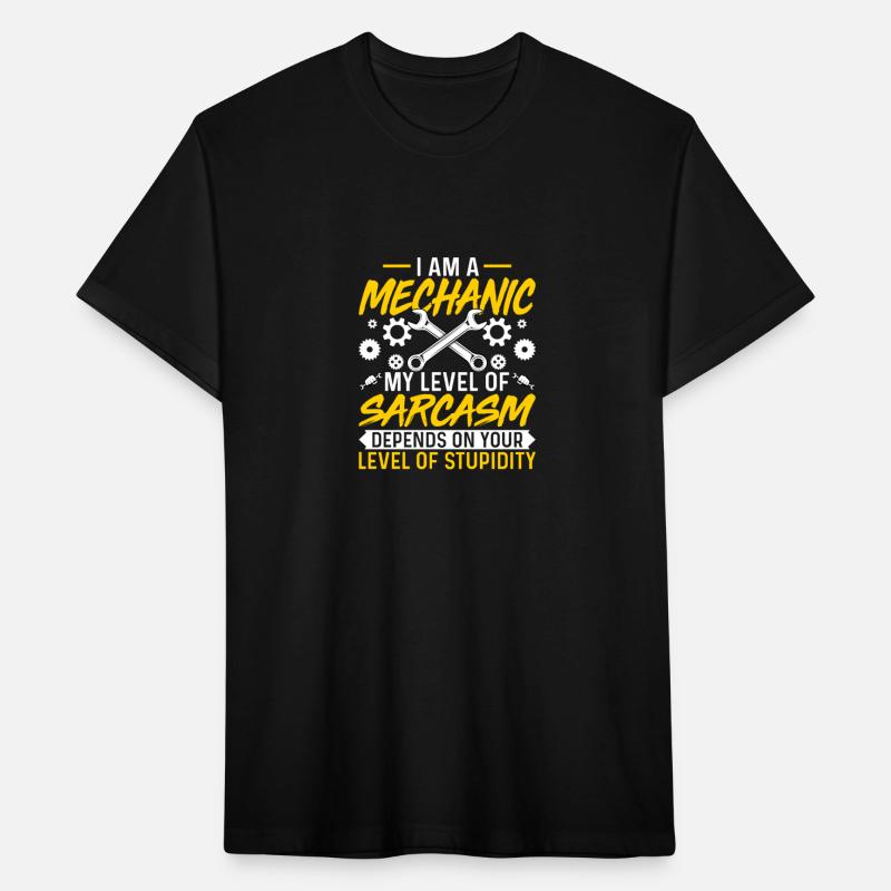 Mechanic - My Level of Sarcasm Funny Machinist