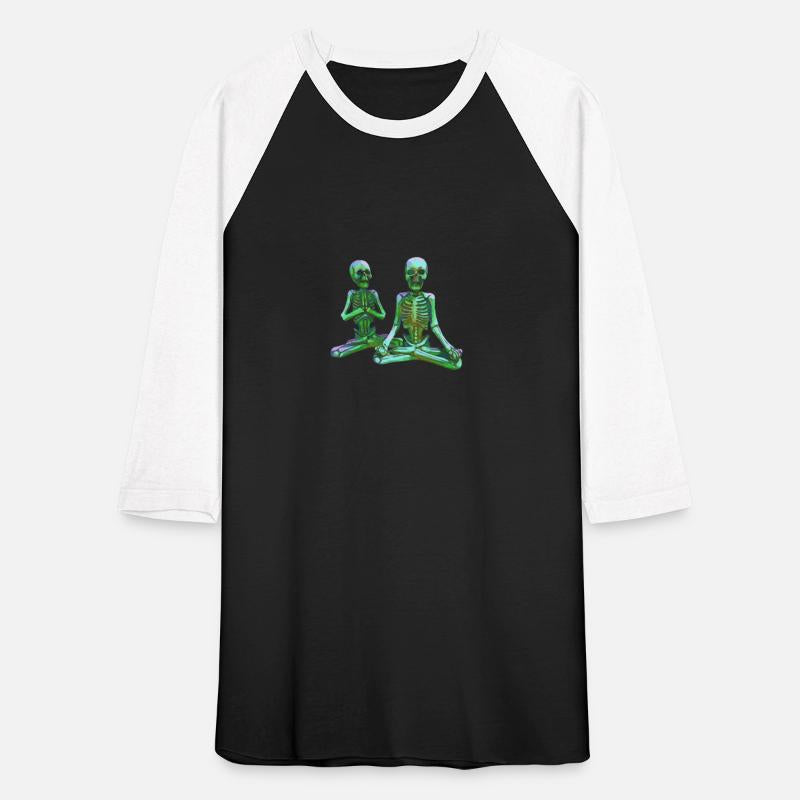 meditating skeletons, yoga