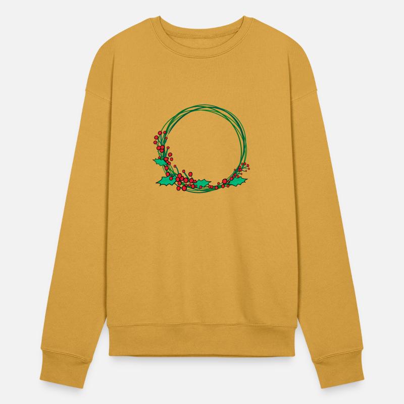 Merry Christmas decoration with wreath
