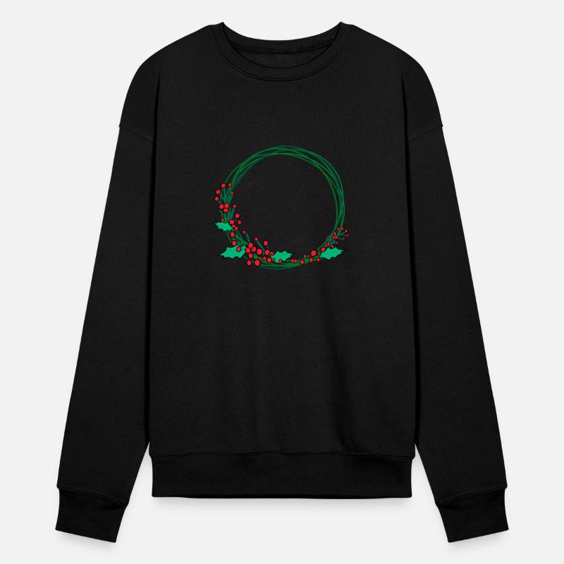 Merry Christmas decoration with wreath