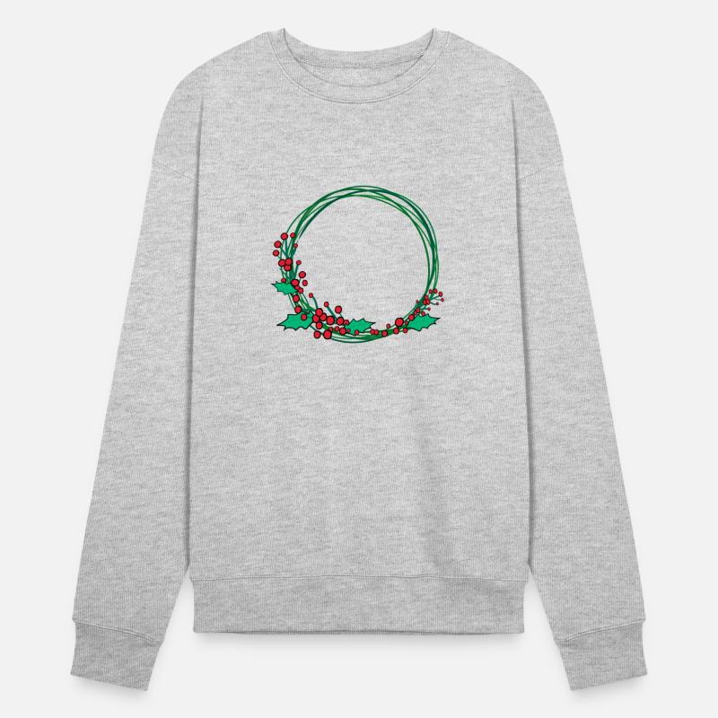 Merry Christmas decoration with wreath