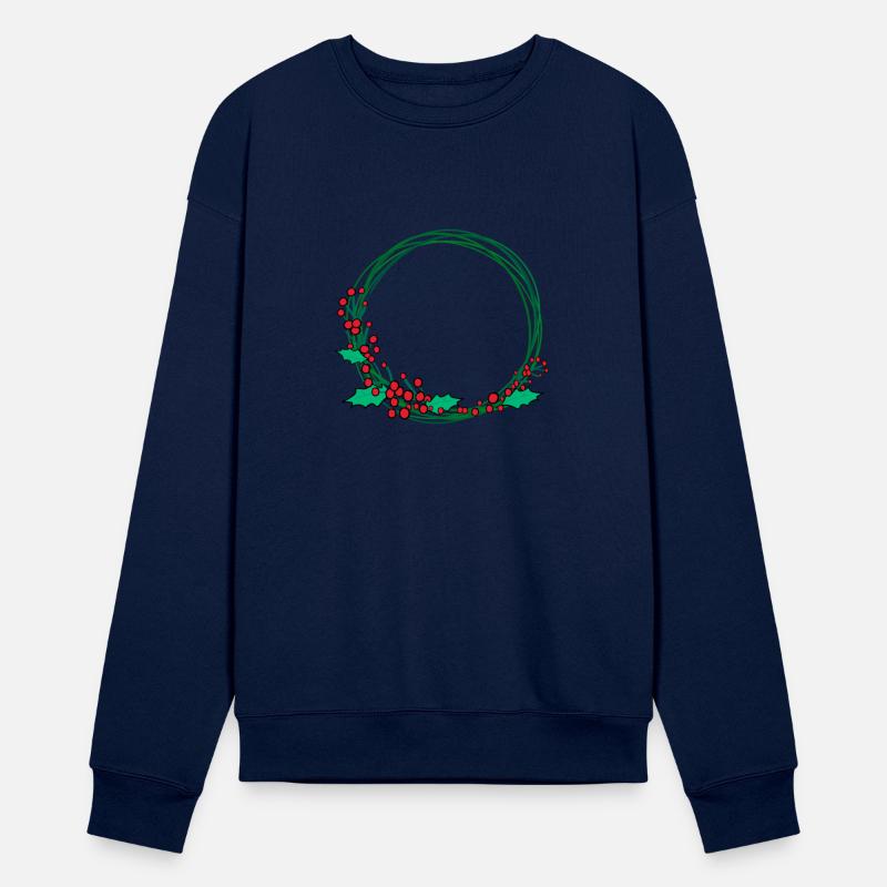 Merry Christmas decoration with wreath