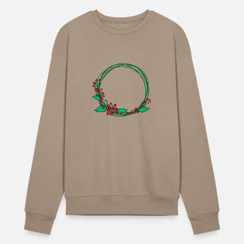 Merry Christmas decoration with wreath