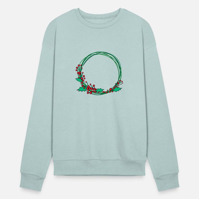 Merry Christmas decoration with wreath