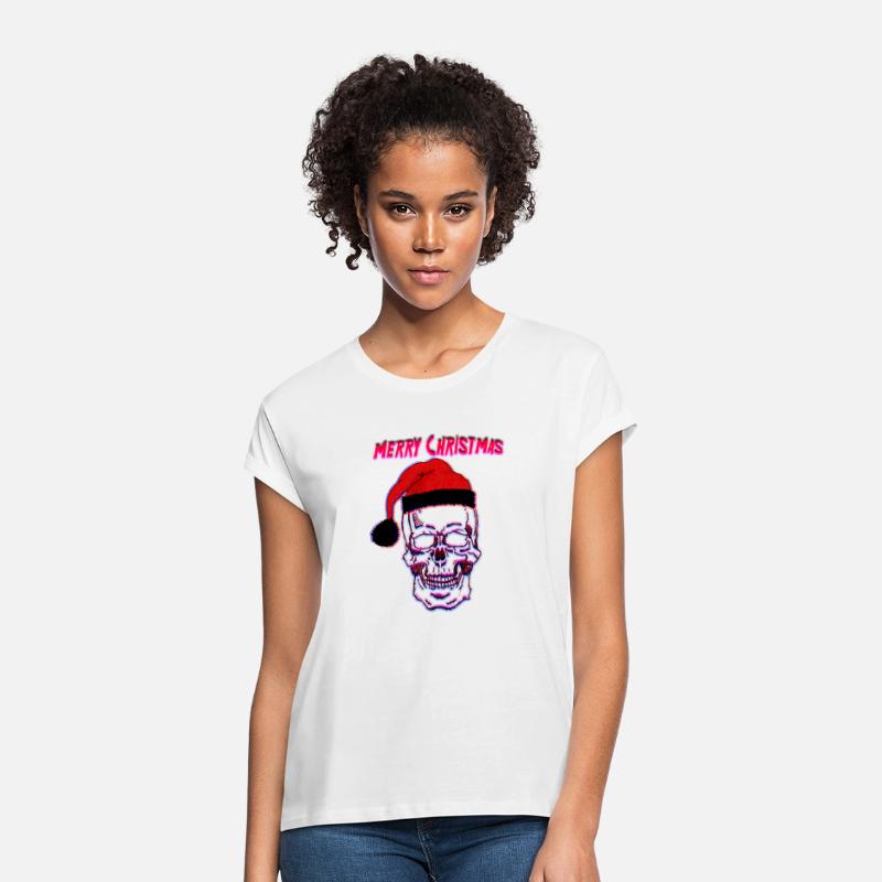 merry christmas skull