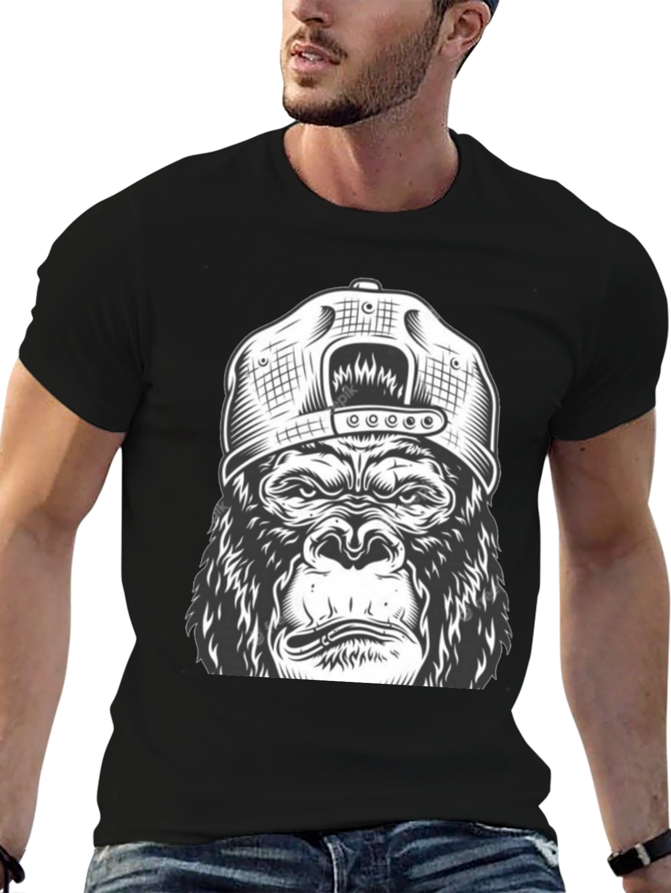 Gorilla Graphic Tee: Urban Style T-Shirt