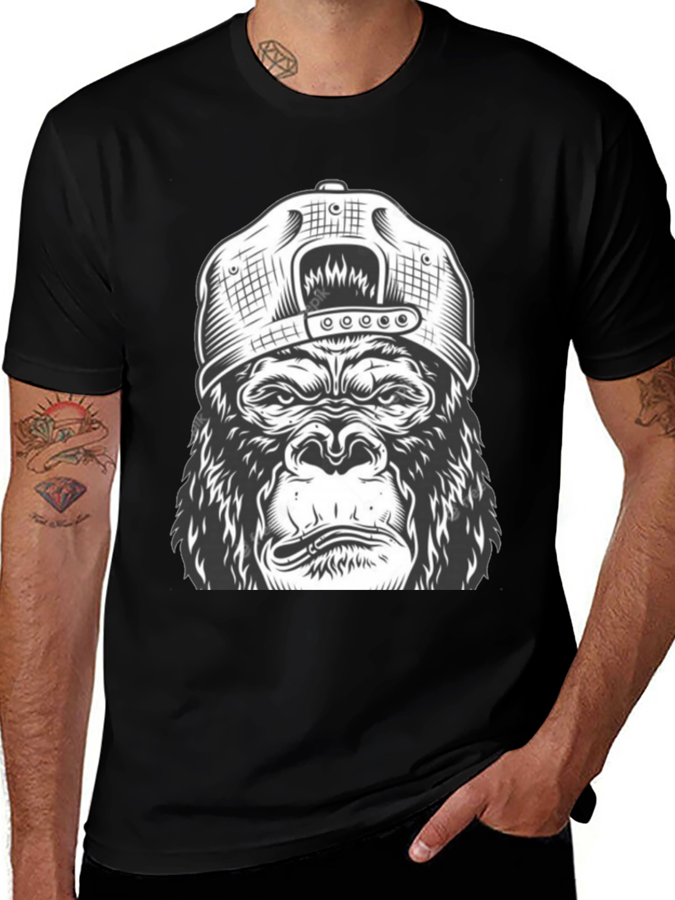 Gorilla Graphic Tee: Urban Style T-Shirt