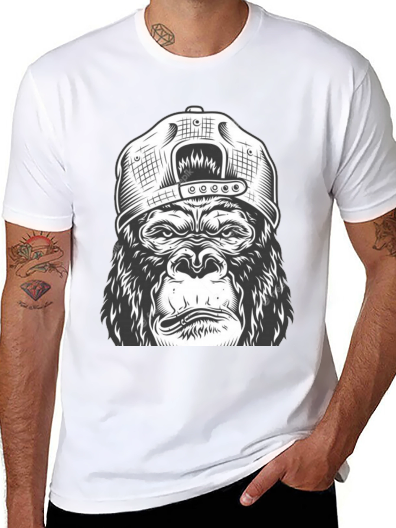 Gorilla Graphic Tee: Urban Style T-Shirt