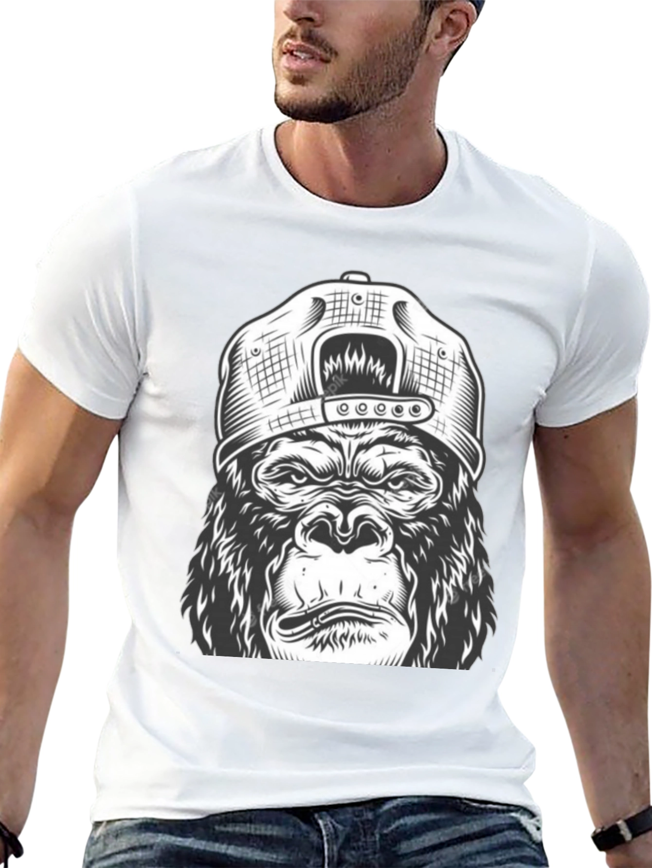 Gorilla Graphic Tee: Urban Style T-Shirt