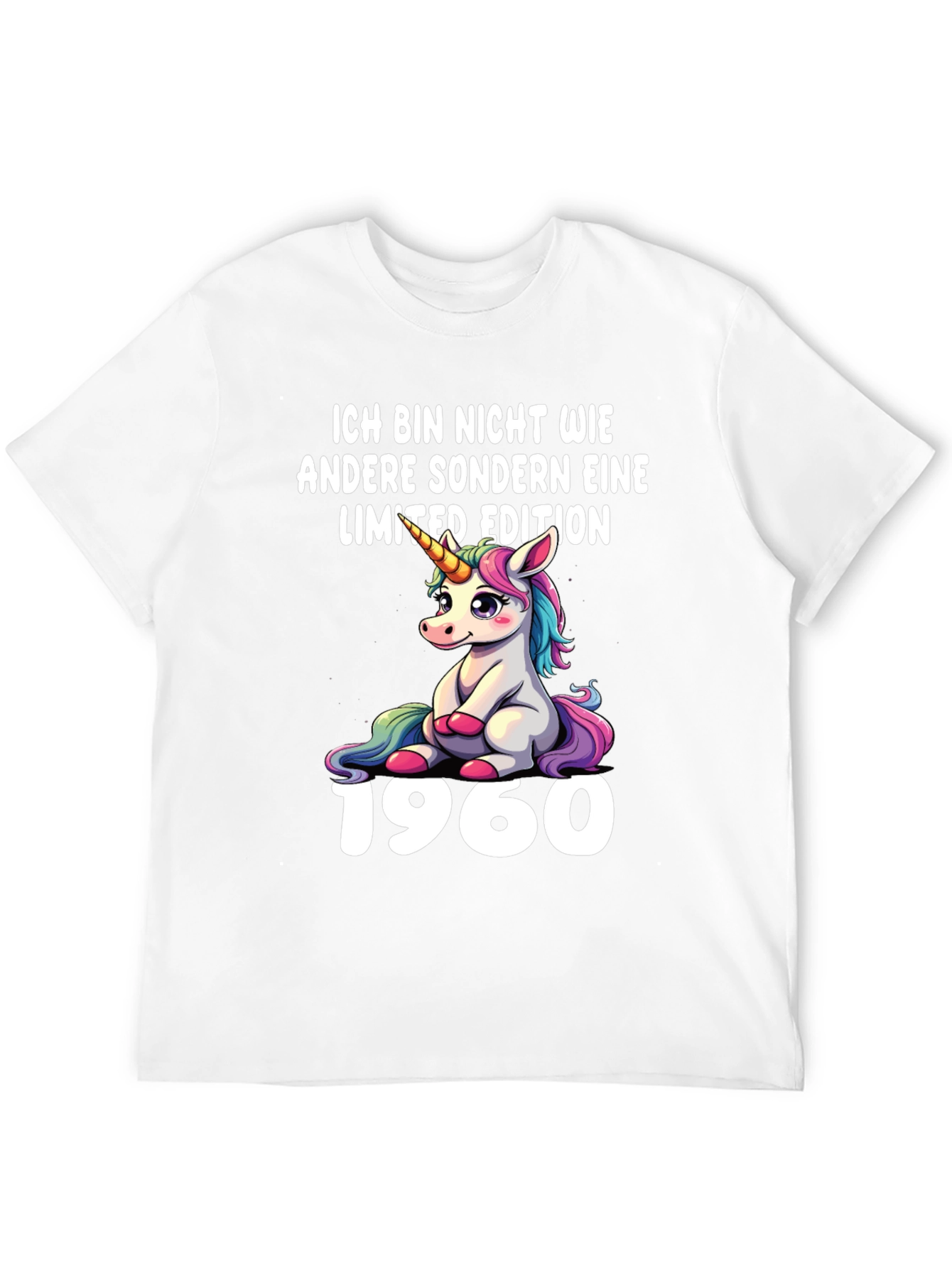Limited Edition Unicorn 1960 Birthday T-Shirt